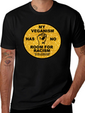 Veganism Anti-Racism Graphic Tee