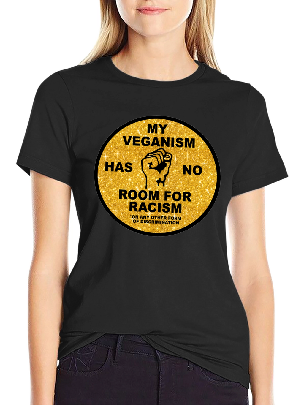 Veganism Anti-Racism Graphic Tee