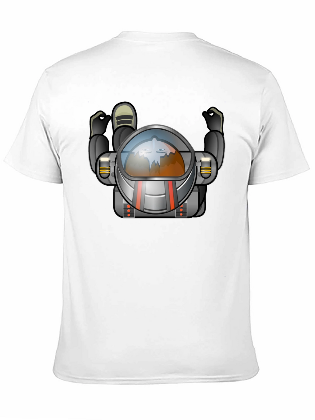 Cool Astronaut Graphic Black T-Shirt