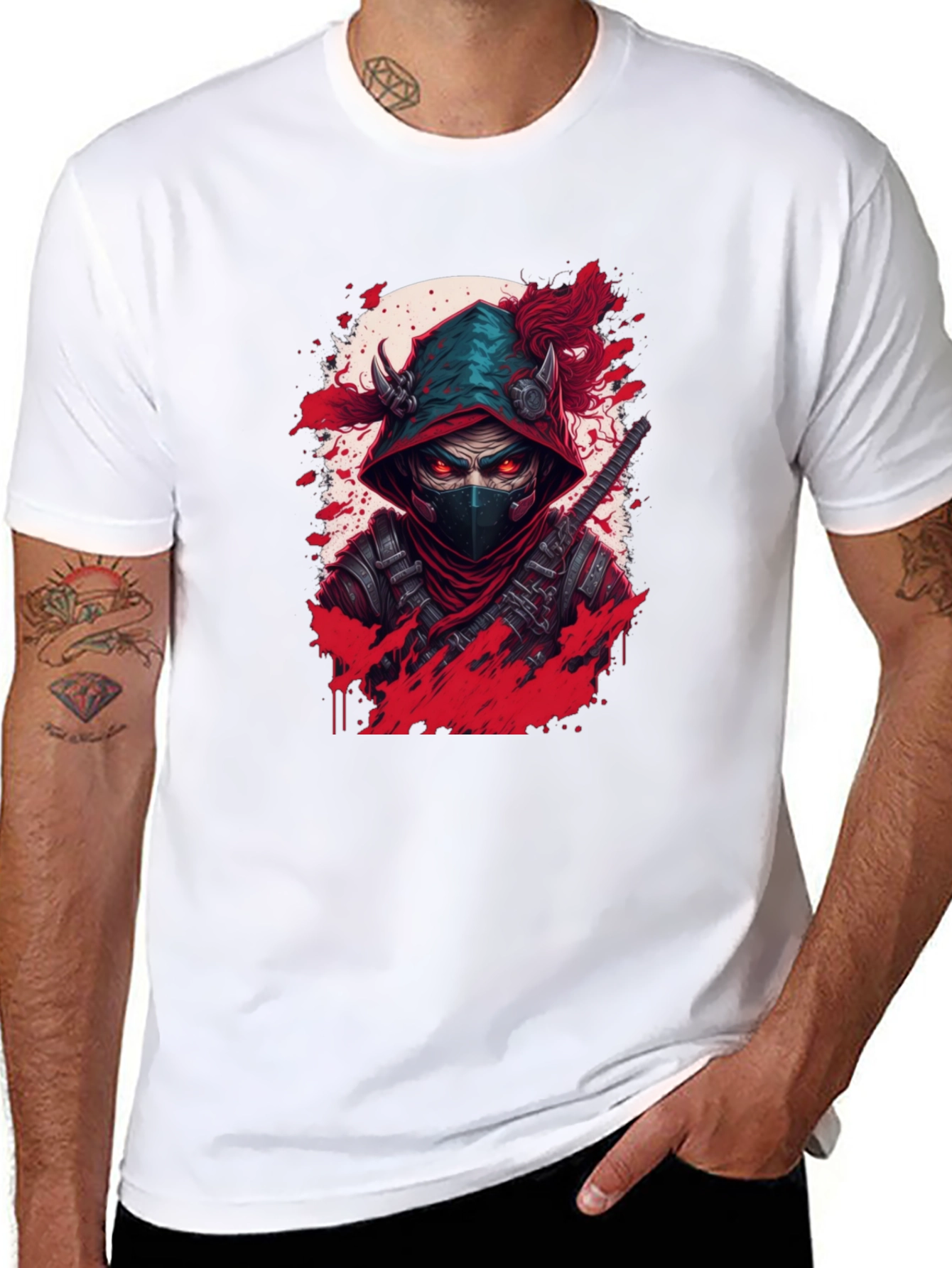 Ninja Warrior Graphic Tee - Stealth Style
