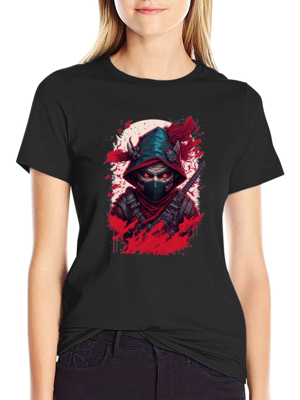 Ninja Warrior Graphic Tee - Stealth Style
