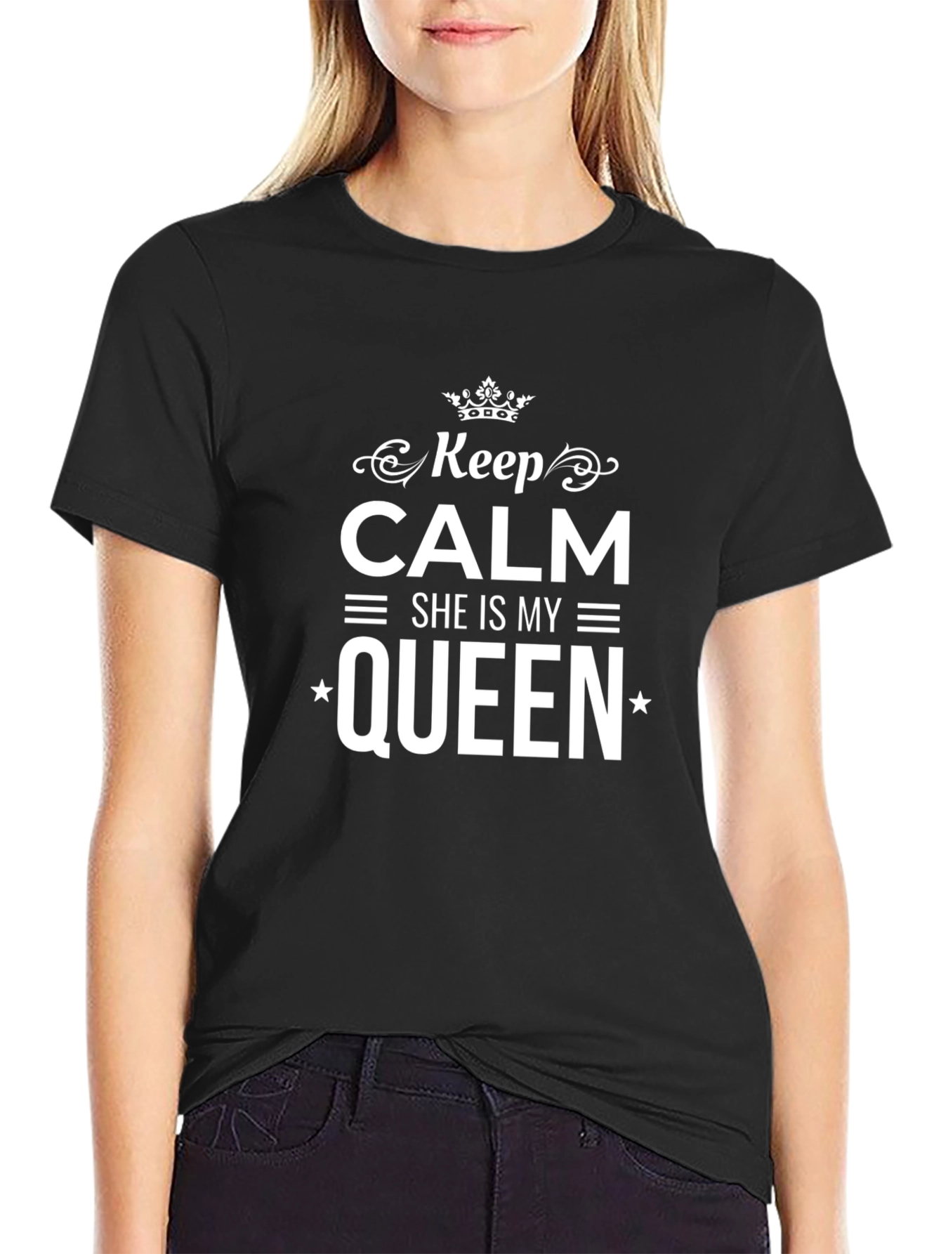 Keep Calm She Is My Queen T-Shirt