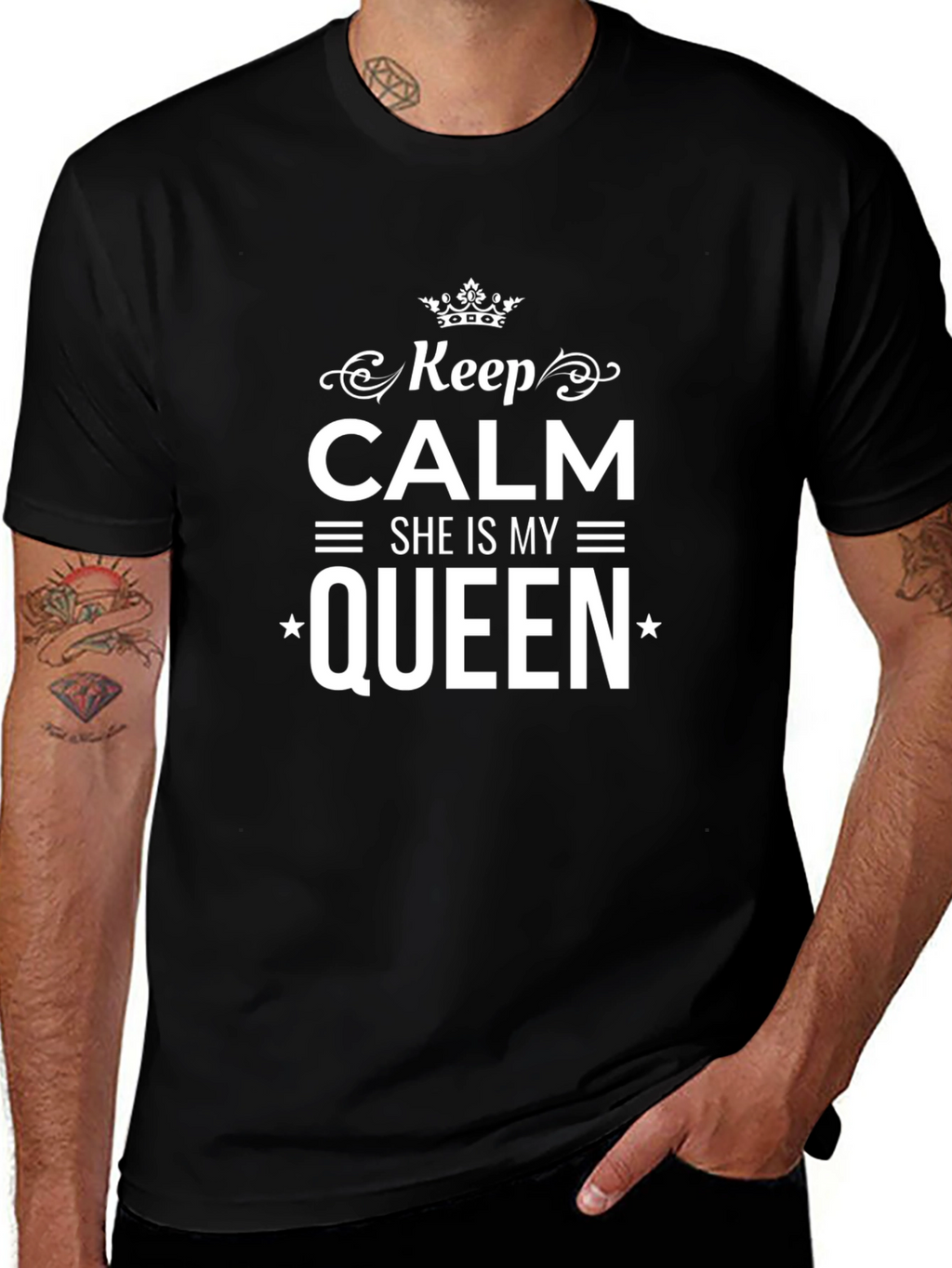 Keep Calm She Is My Queen T-Shirt