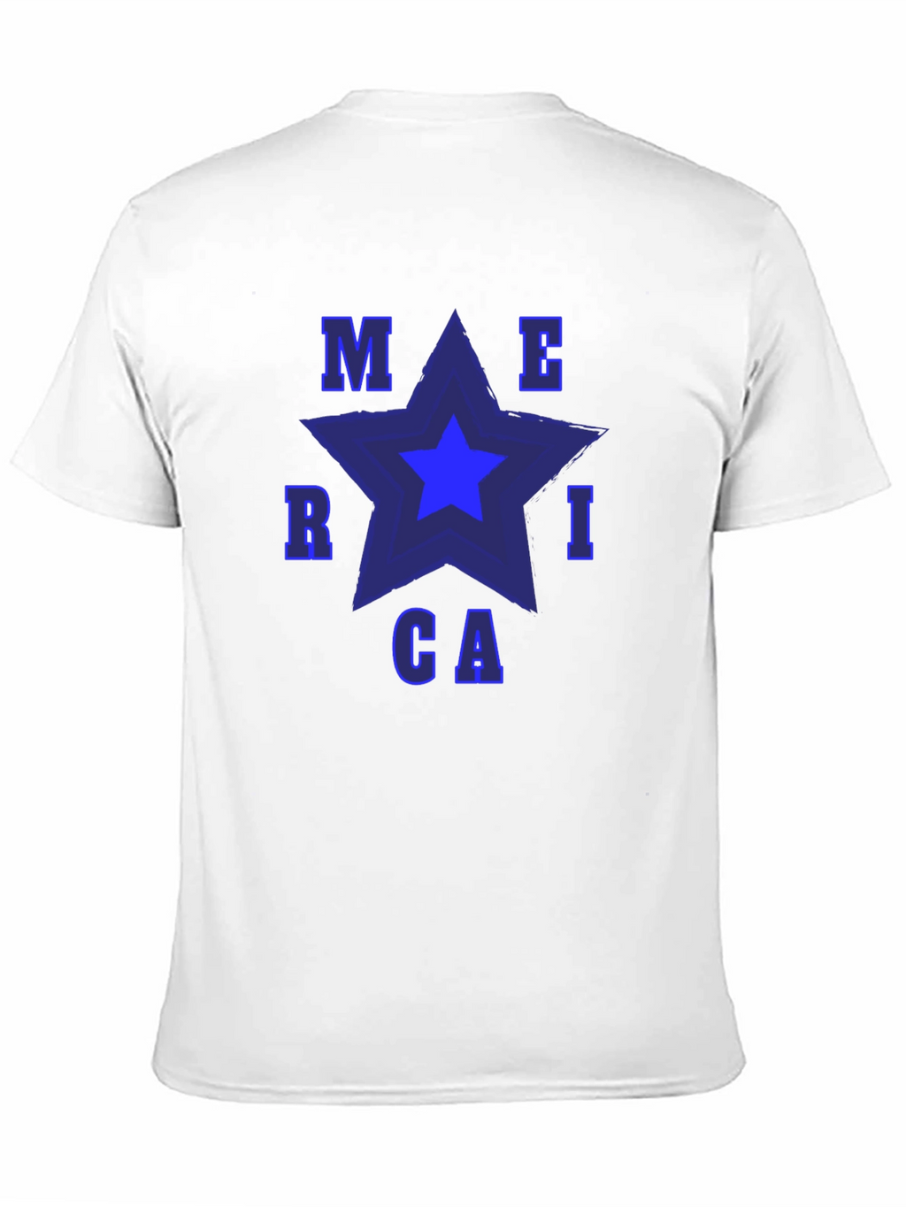 America Star Graphic Tee - Patriotic T-Shirt