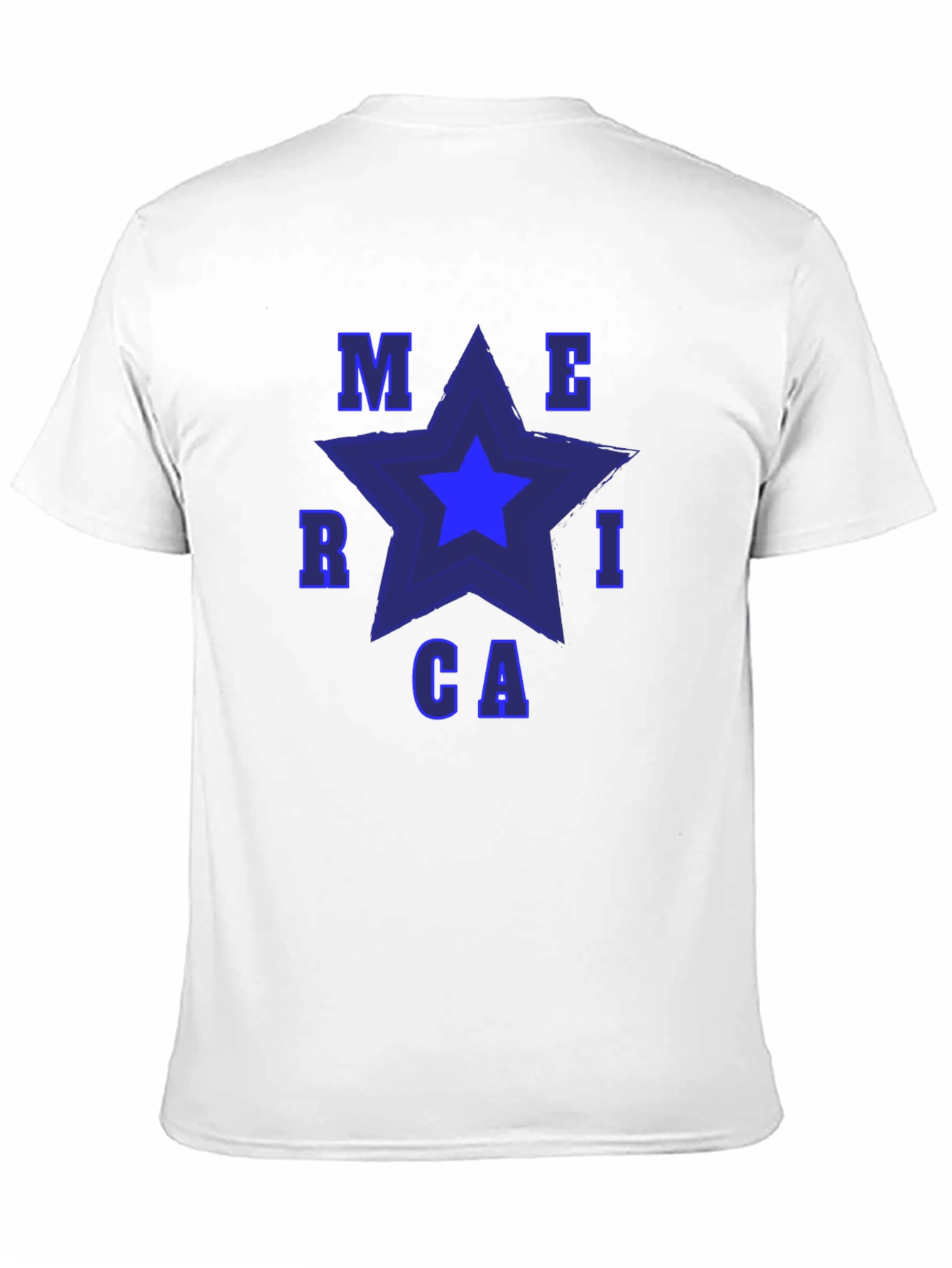 America Star Graphic Tee - Patriotic T-Shirt