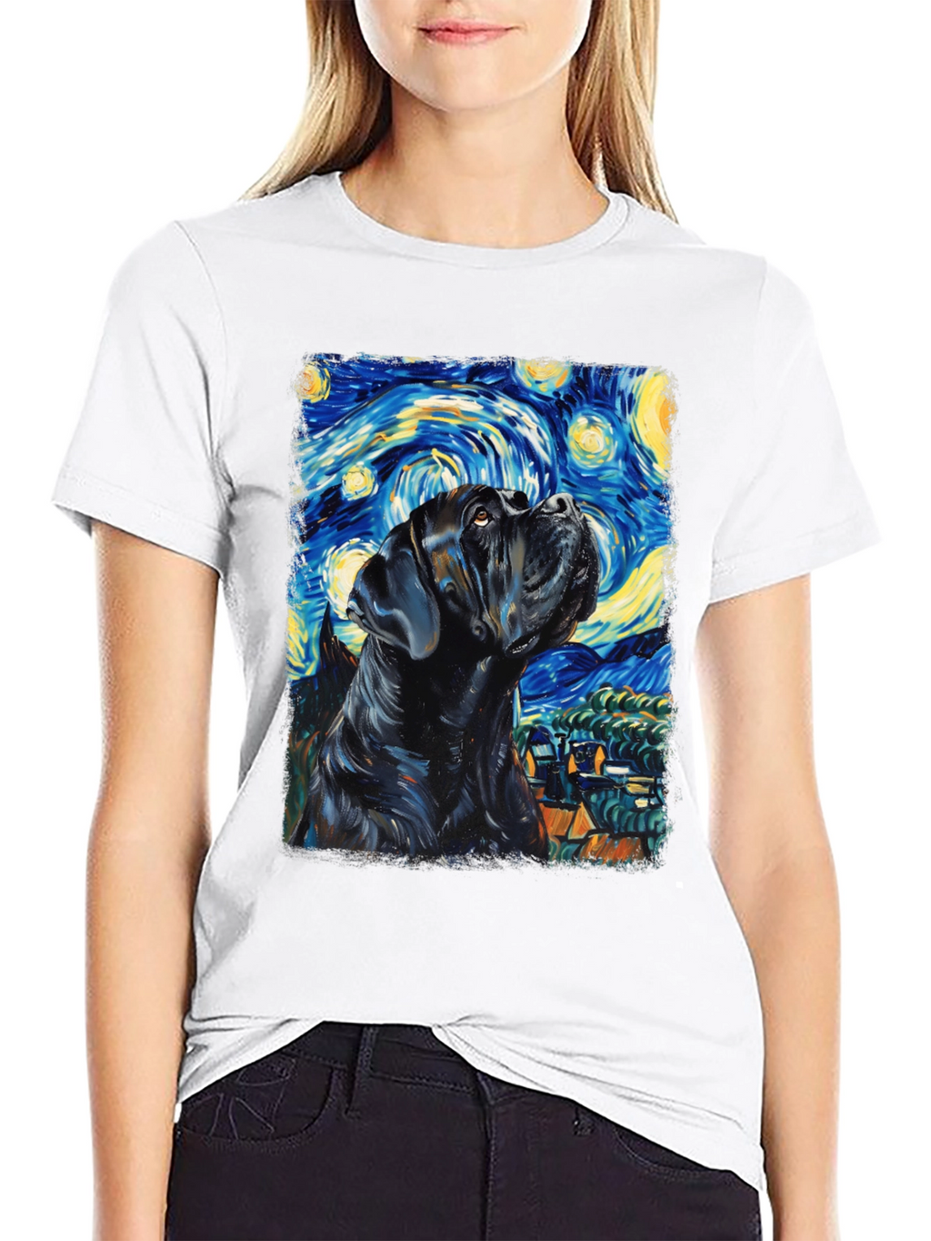 Starry Night Cane Corso T-Shirt