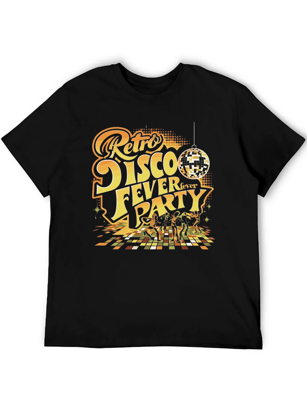 Retro Disco Fever Party T-Shirt - Groovy Style