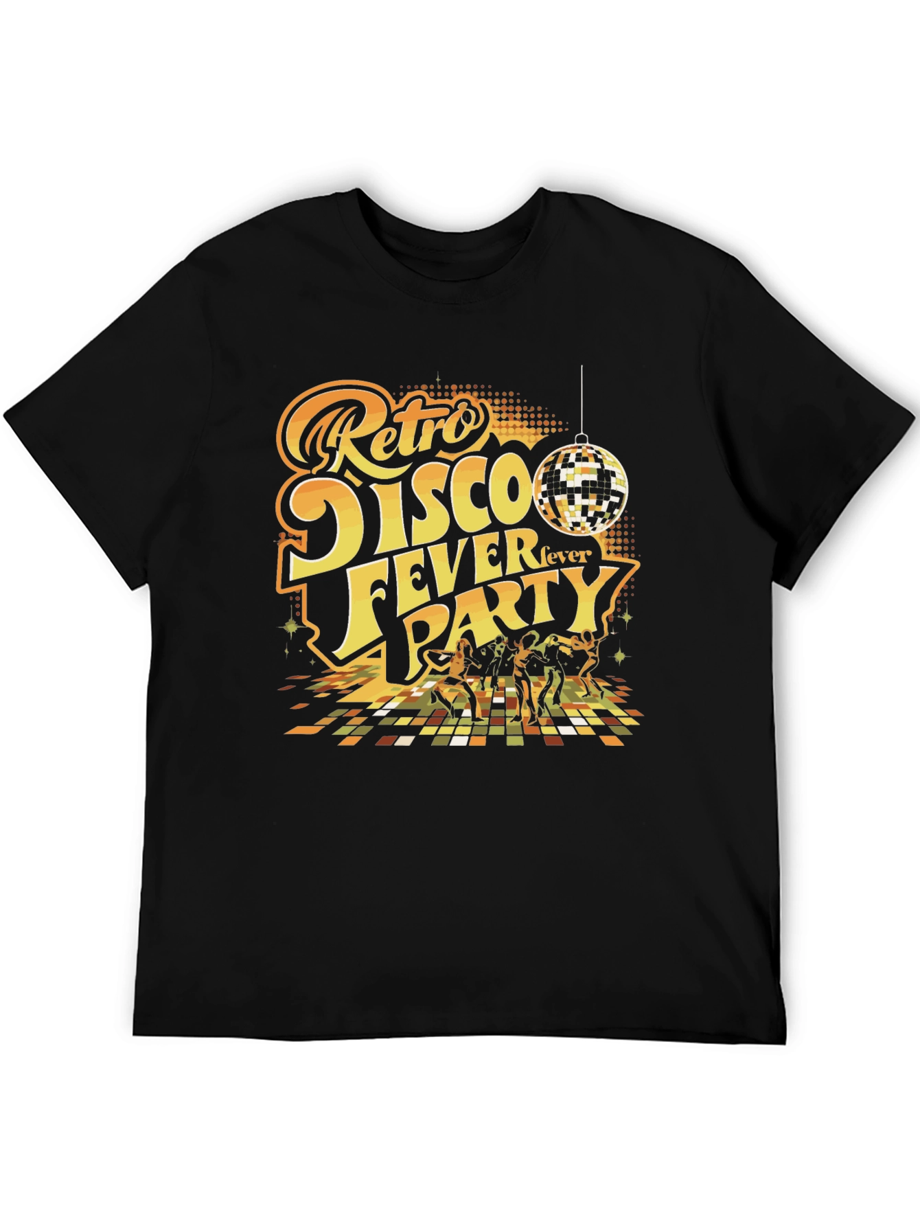 Retro Disco Fever Party T-Shirt - Groovy Style