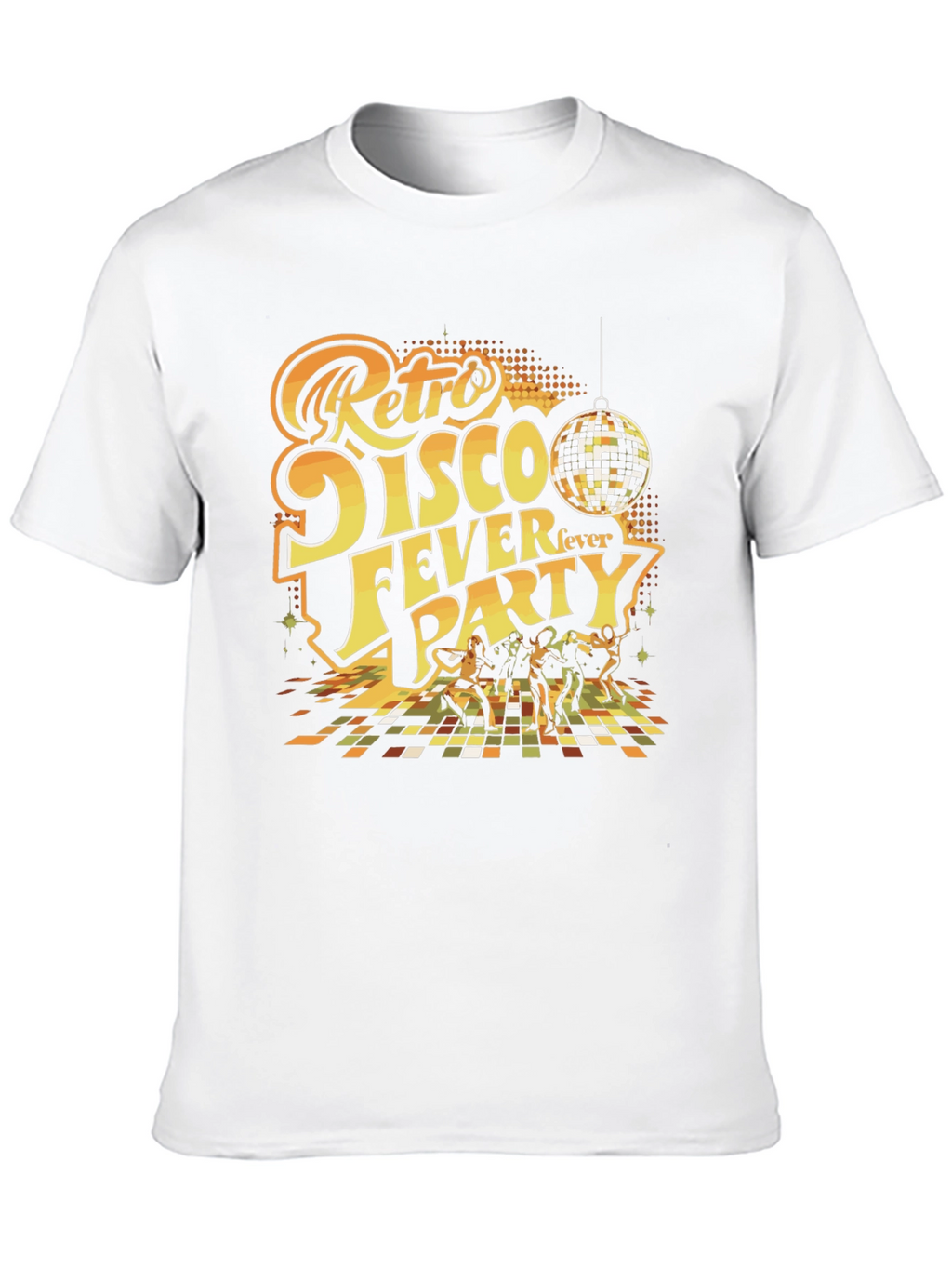 Retro Disco Fever Party T-Shirt - Groovy Style