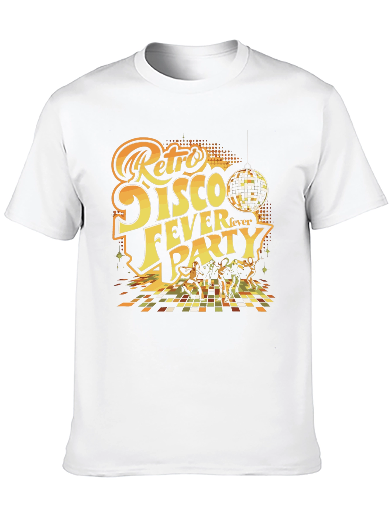 Retro Disco Fever Party T-Shirt - Groovy Style