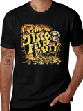 Retro Disco Fever Party T-Shirt - Groovy Style