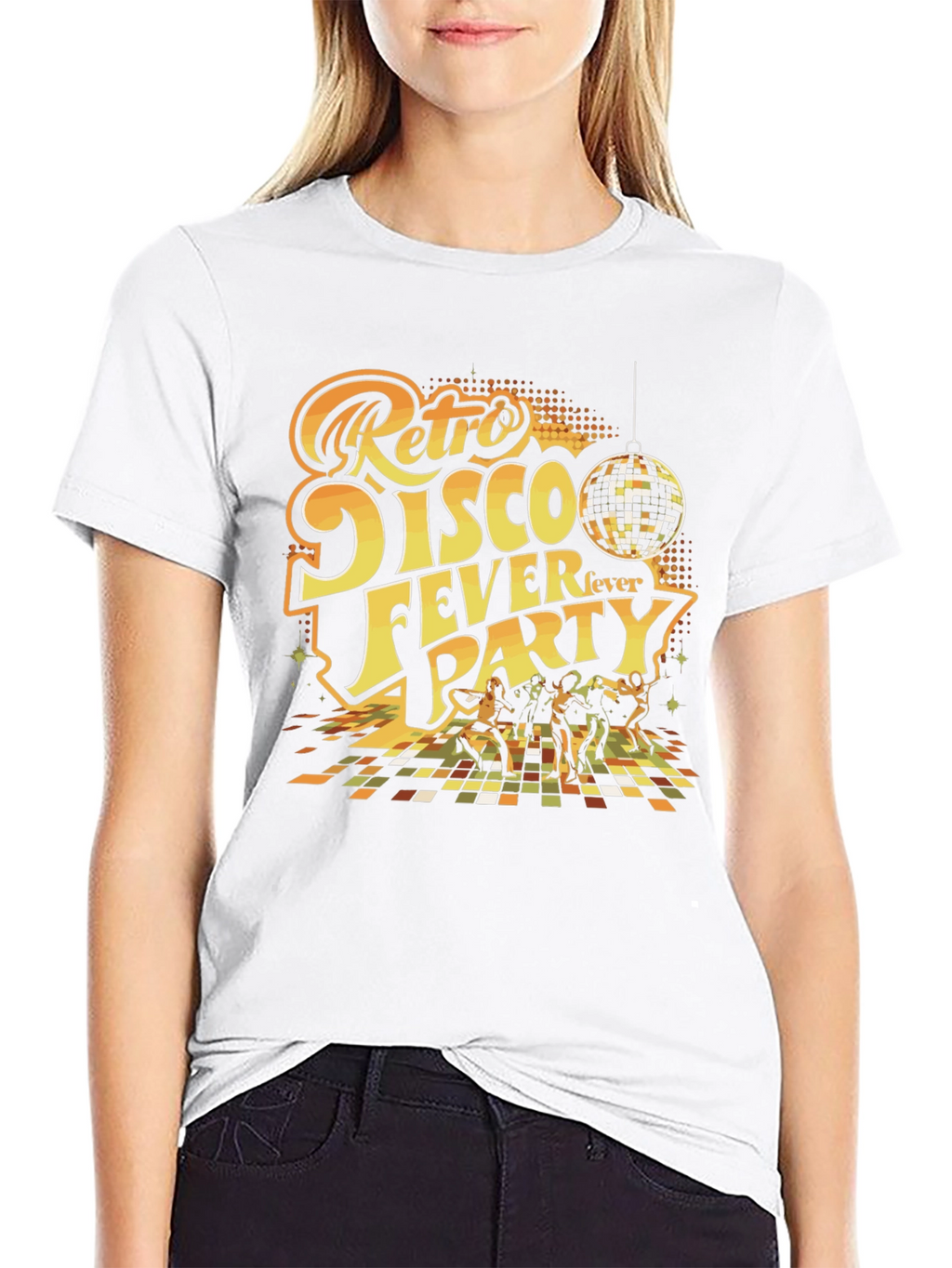 Retro Disco Fever Party T-Shirt - Groovy Style