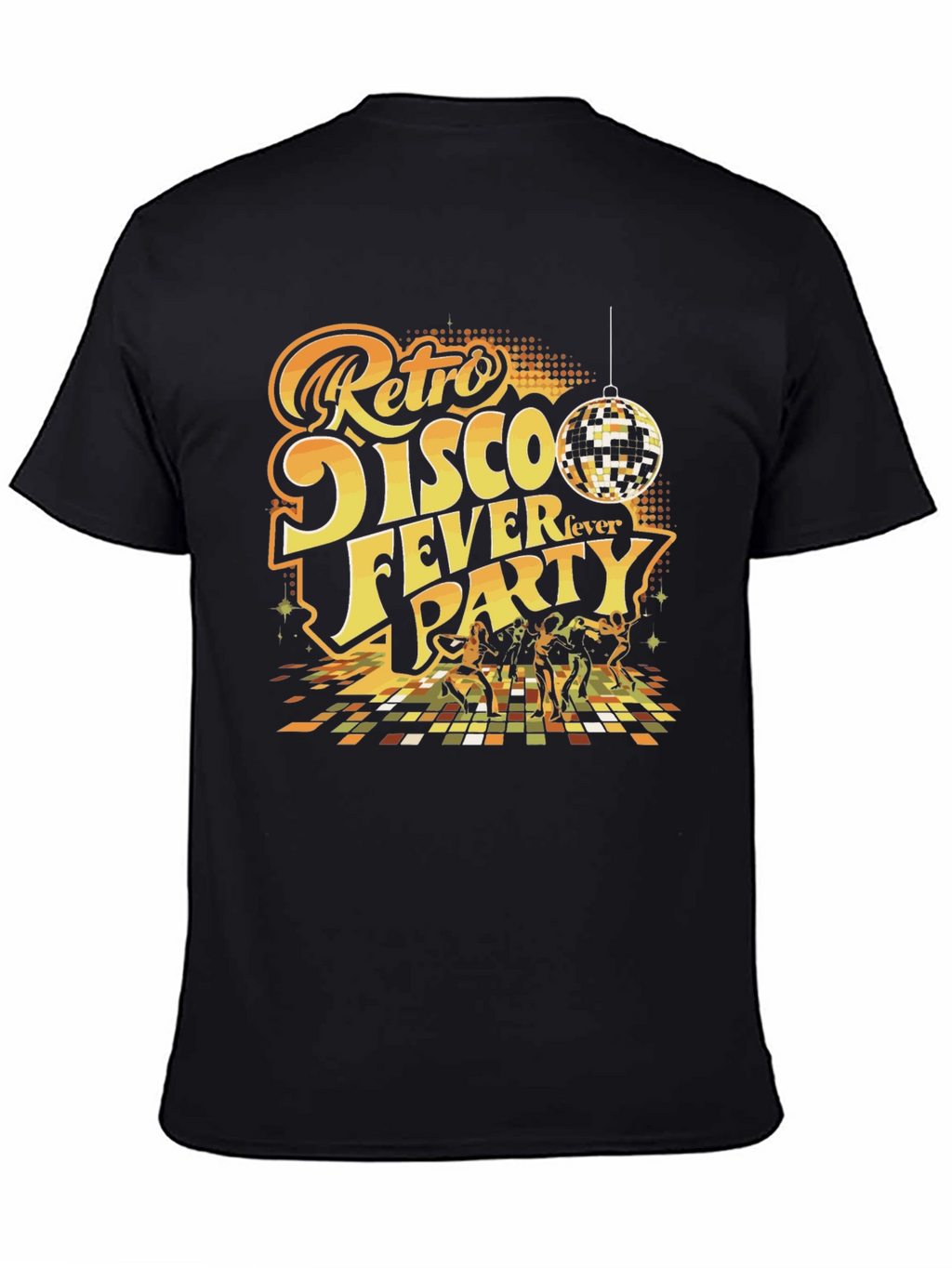 Retro Disco Fever Party T-Shirt - Groovy Style