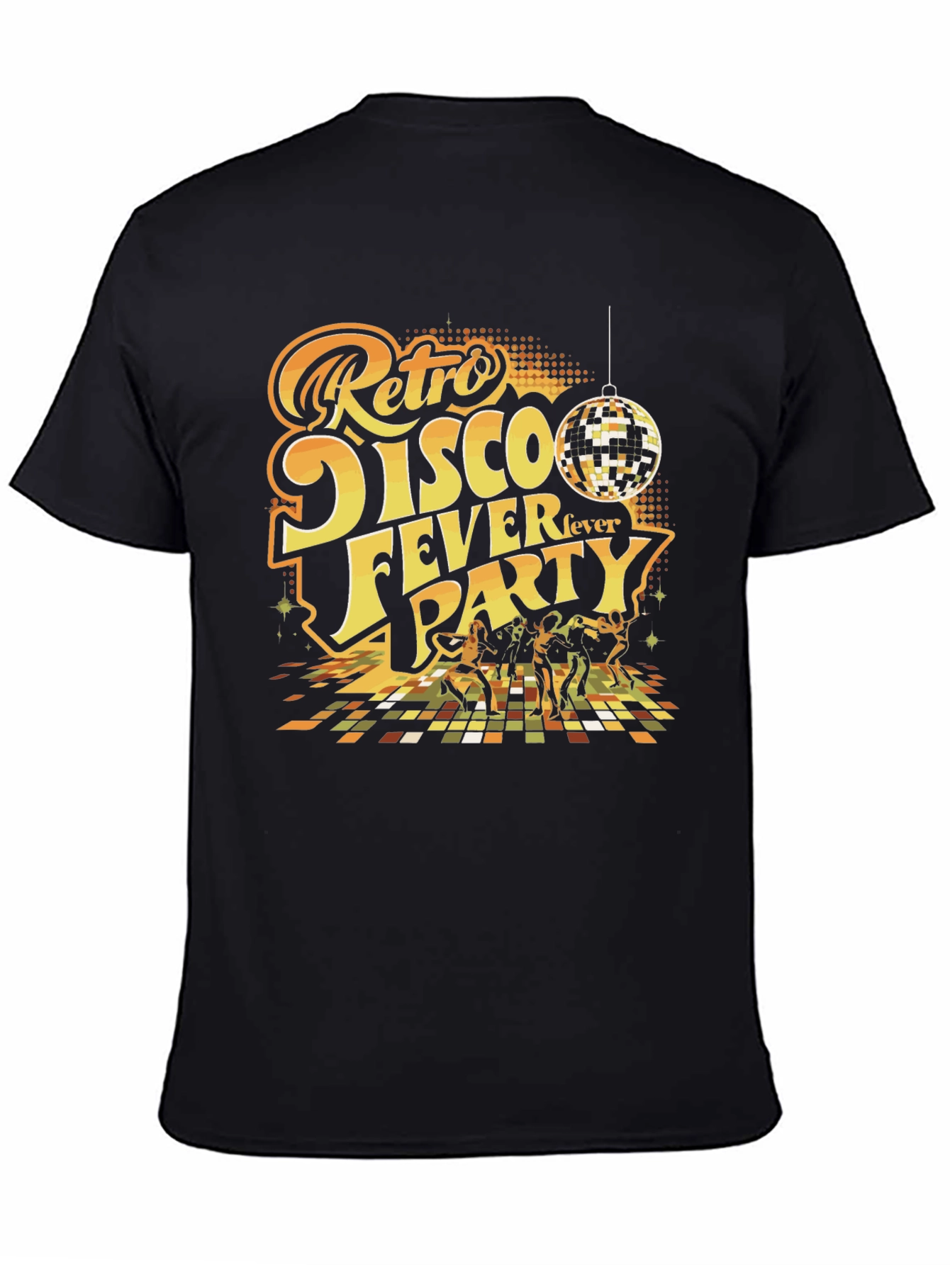 Retro Disco Fever Party T-Shirt - Groovy Style