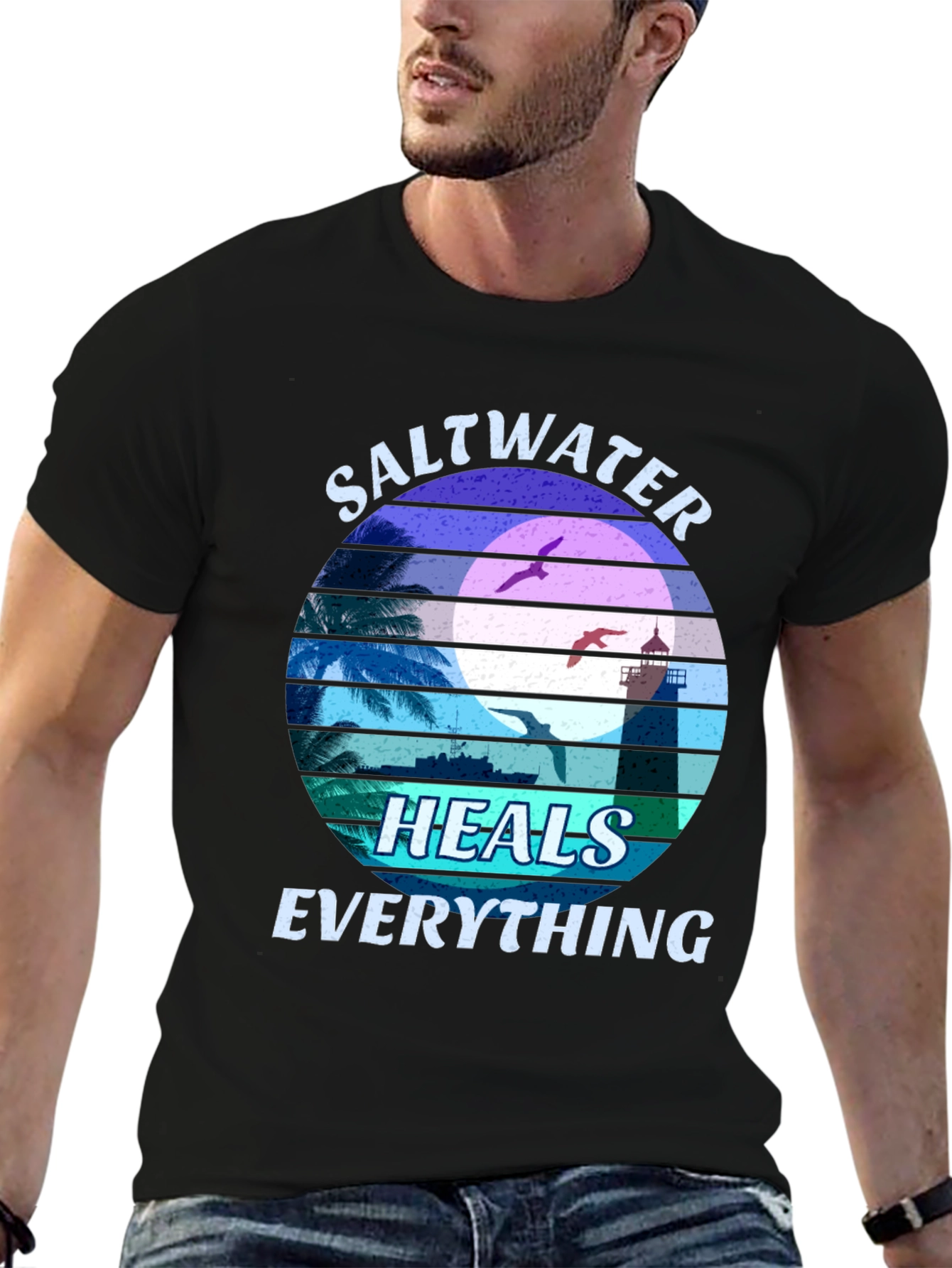 Saltwater Heals Everything Graphic Tee