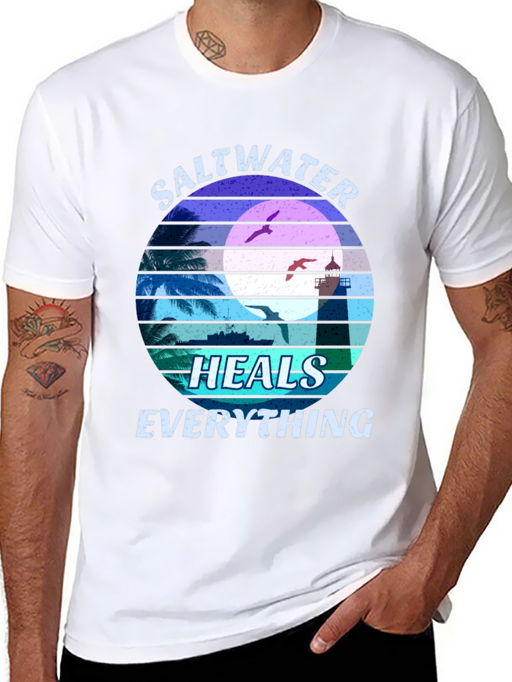 Saltwater Heals Everything Graphic Tee