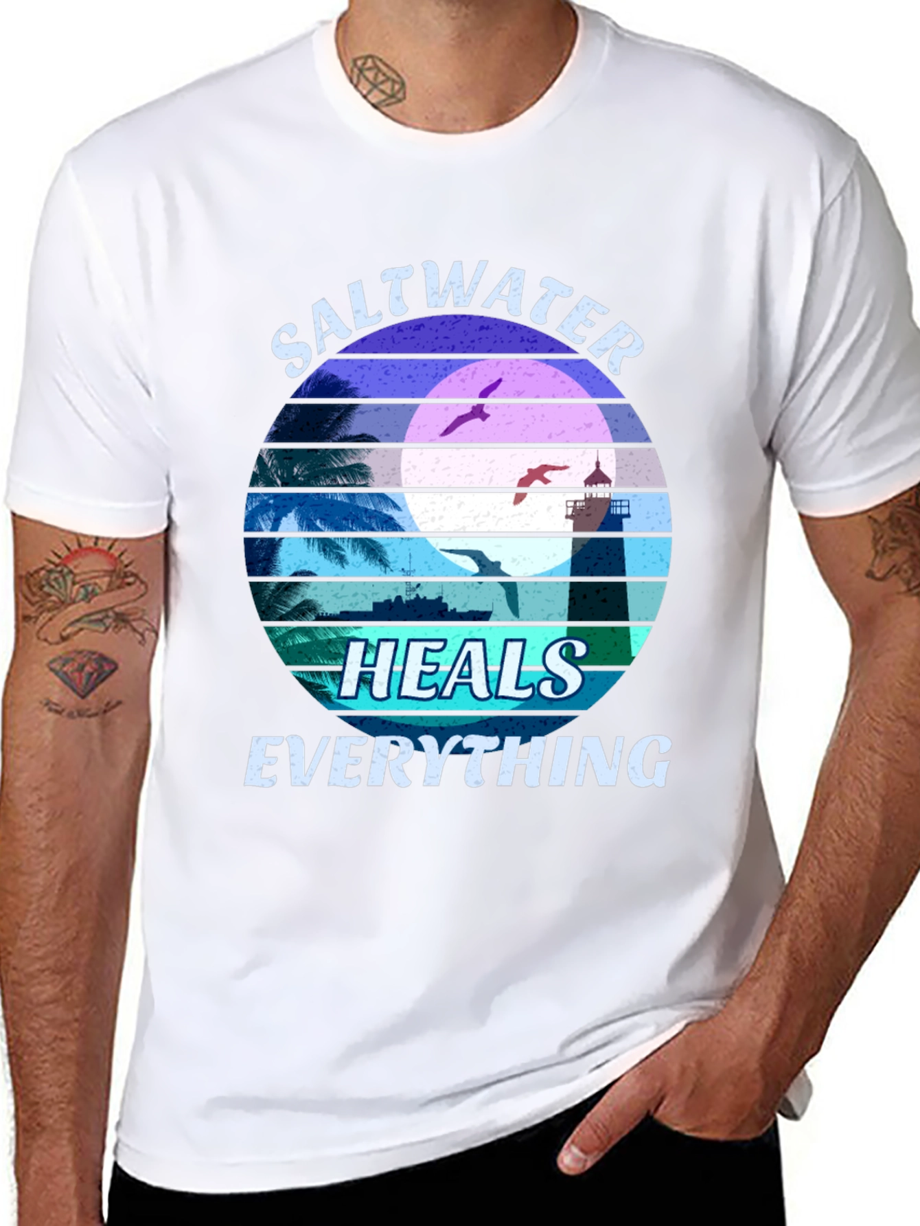 Saltwater Heals Everything Graphic Tee