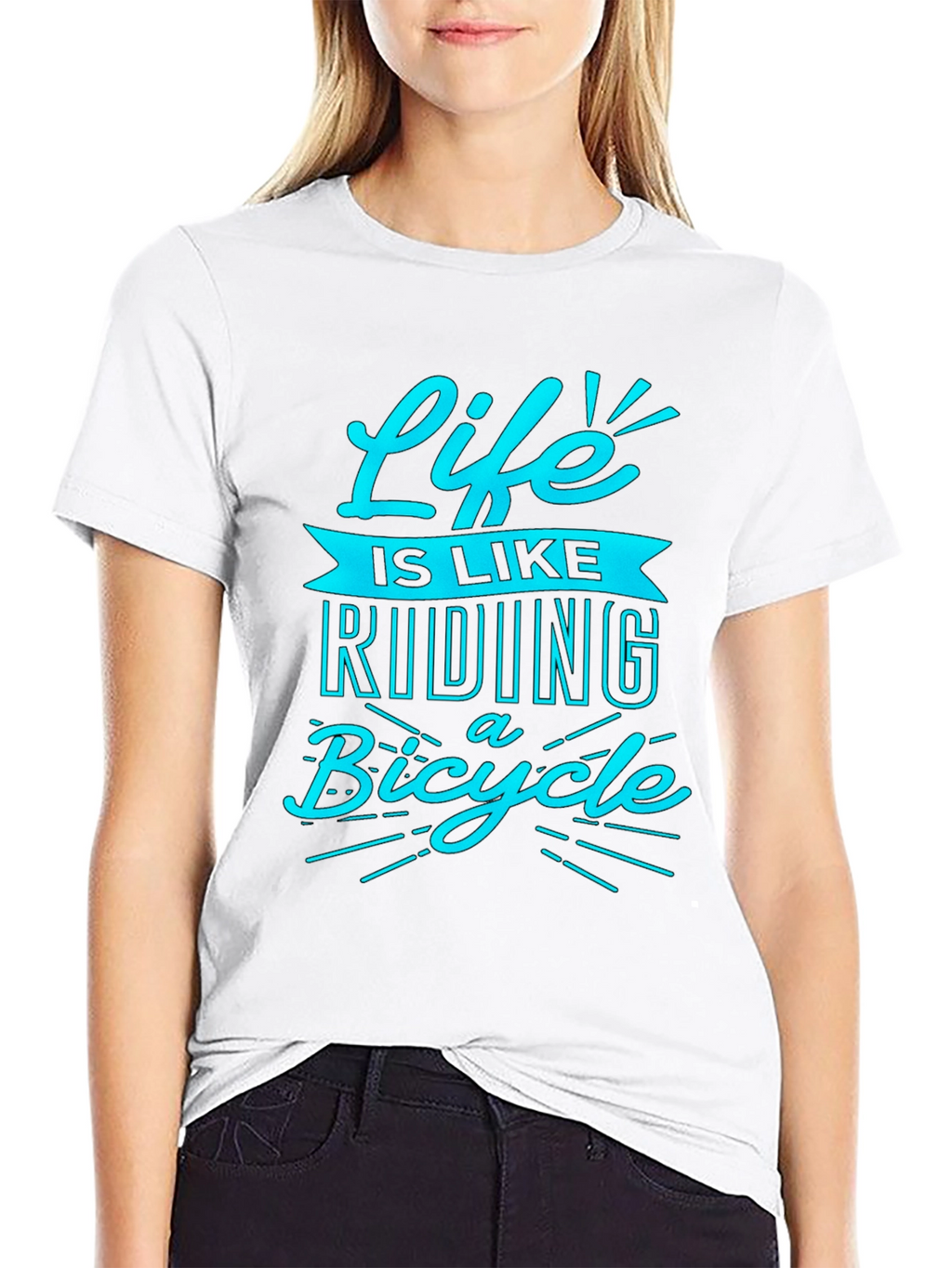 Life is Like Riding a Bicycle T-Shirt
