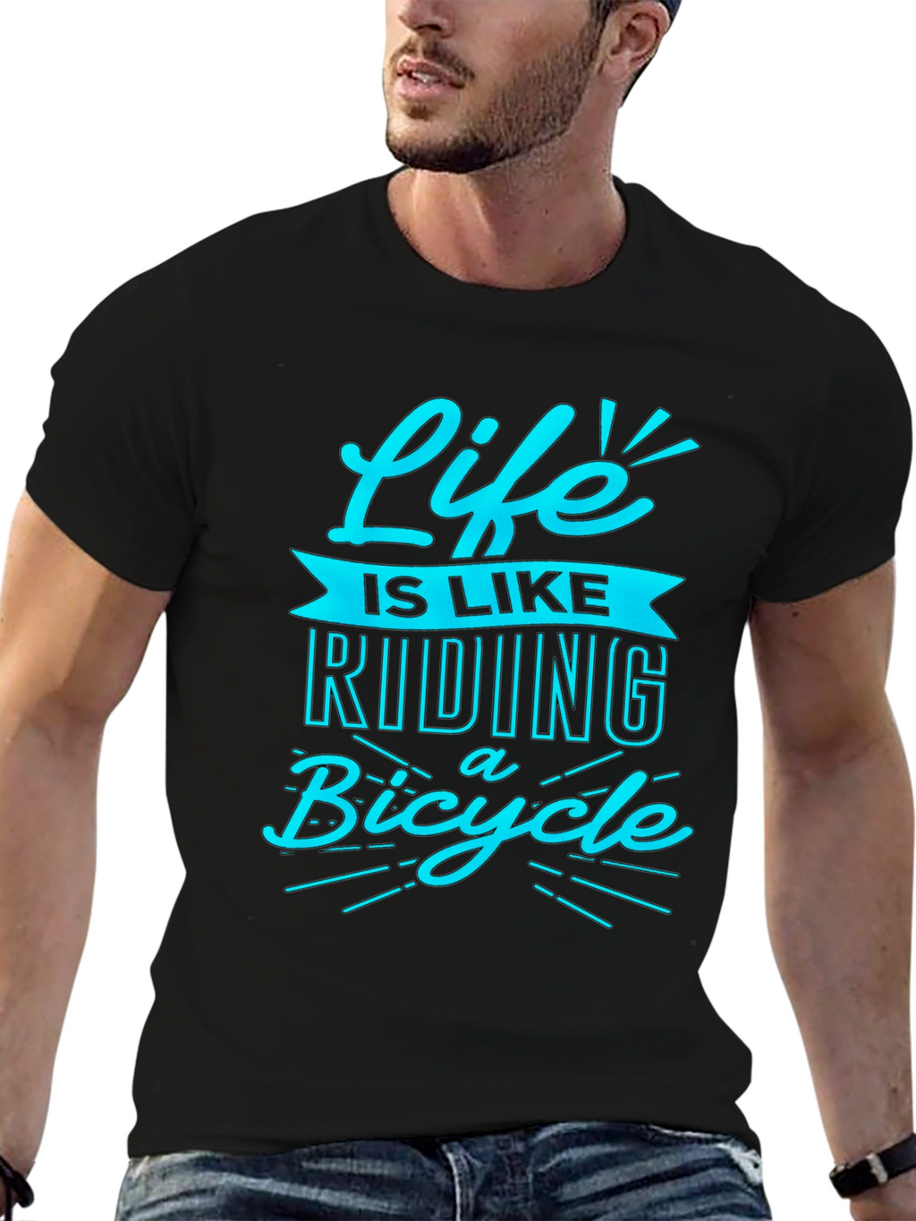Life is Like Riding a Bicycle T-Shirt