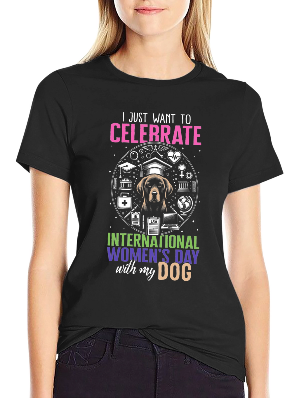 International Womens Day Dog T-Shirt