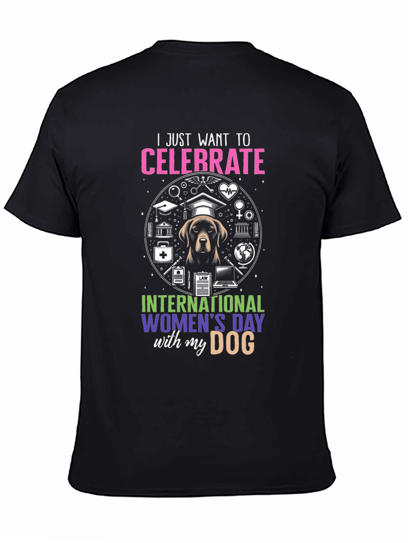 International Womens Day Dog T-Shirt