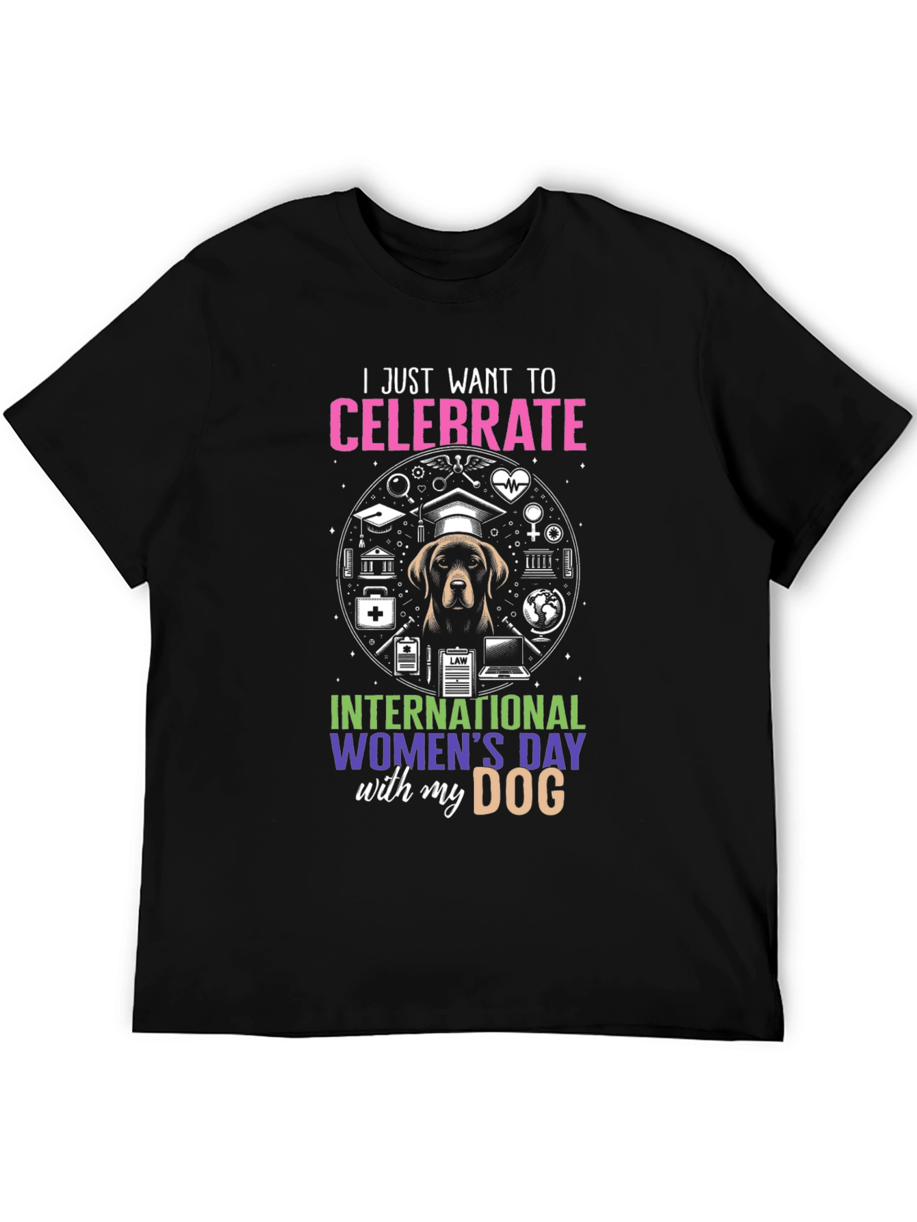 International Womens Day Dog T-Shirt