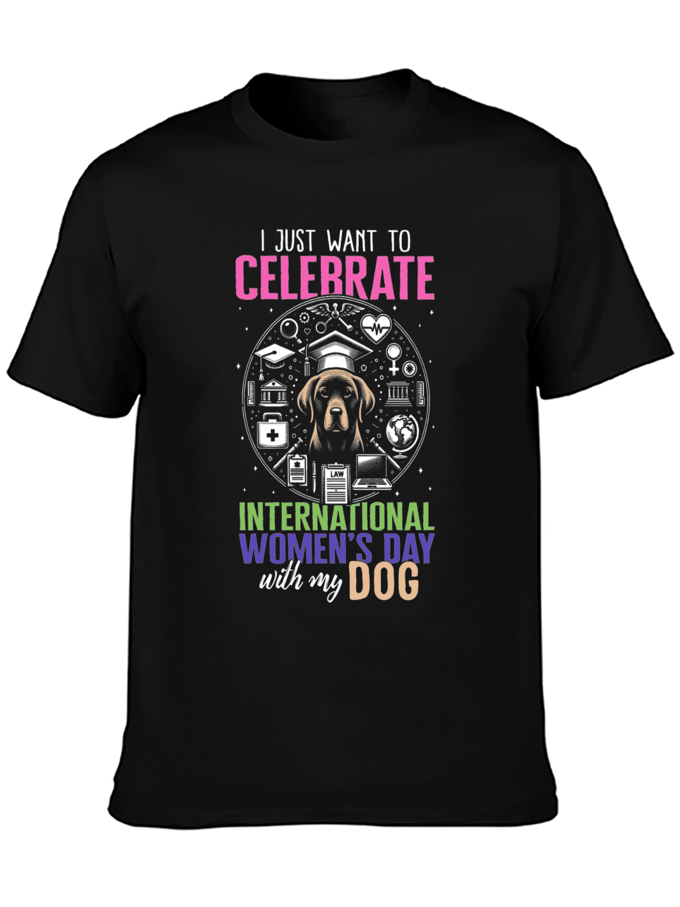 International Womens Day Dog T-Shirt