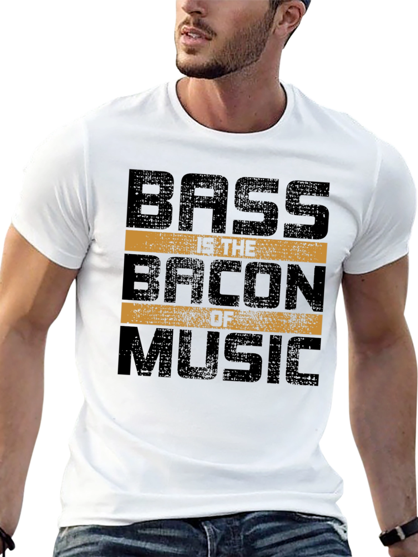 Bass is the Bacon of Music Graphic T-Shirt