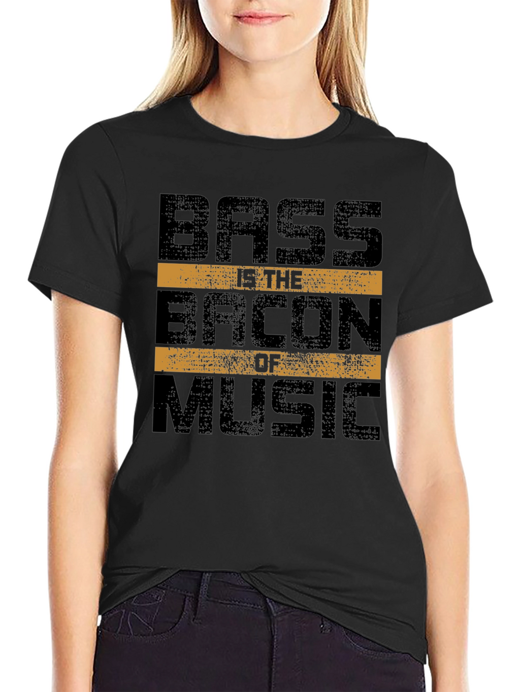 Bass is the Bacon of Music Graphic T-Shirt
