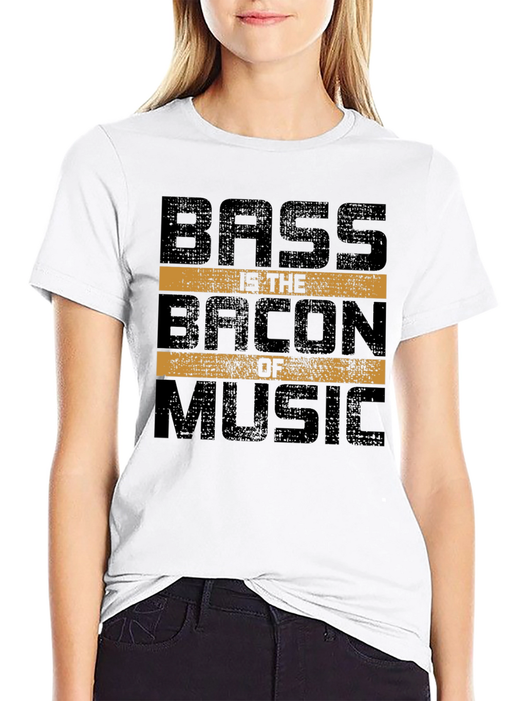 Bass is the Bacon of Music Graphic T-Shirt