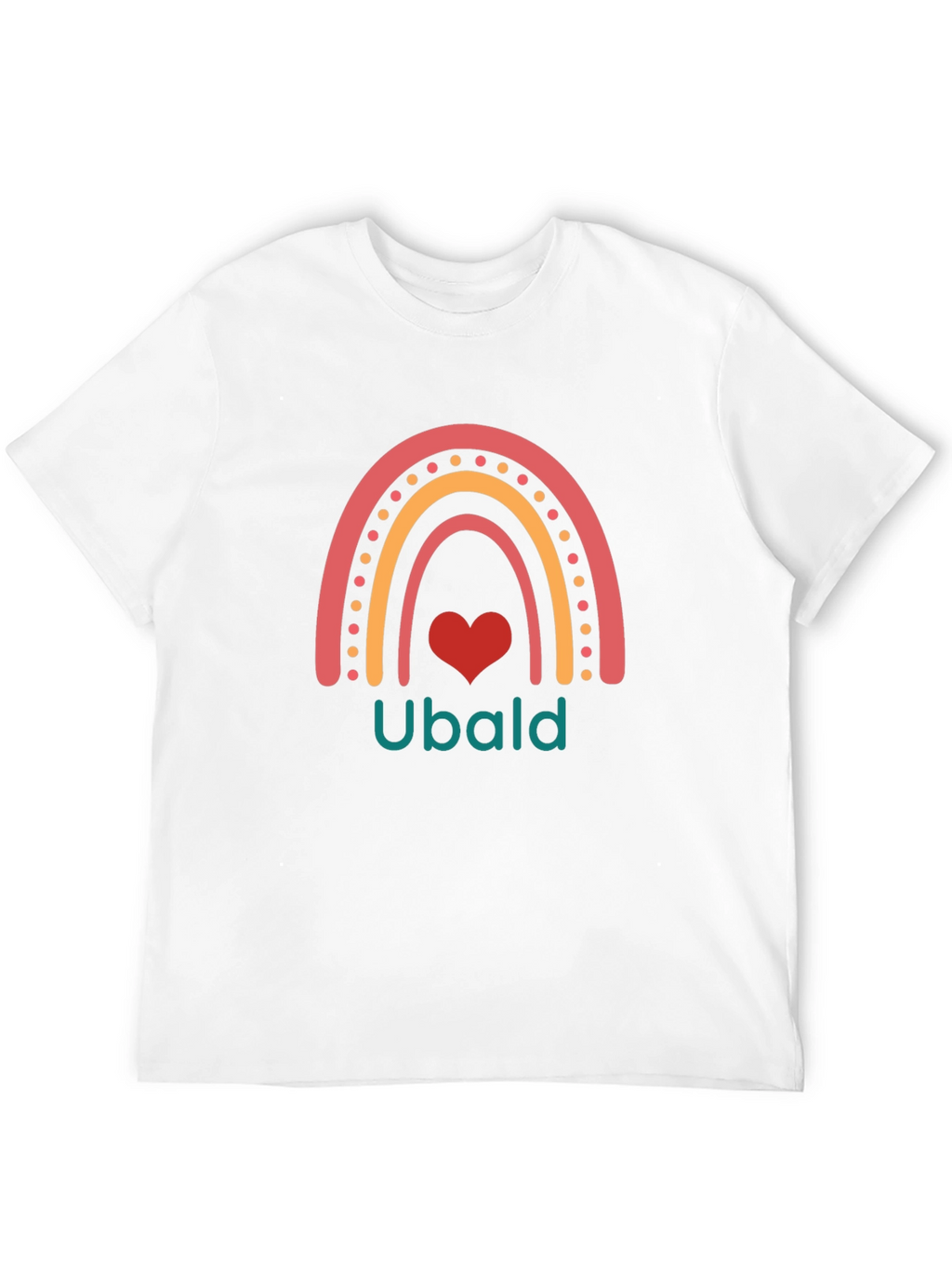 Rainbow Ubald Heart T-Shirt