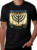 Hanukkah Menorah T-Shirt - Happy Feast of Dedication