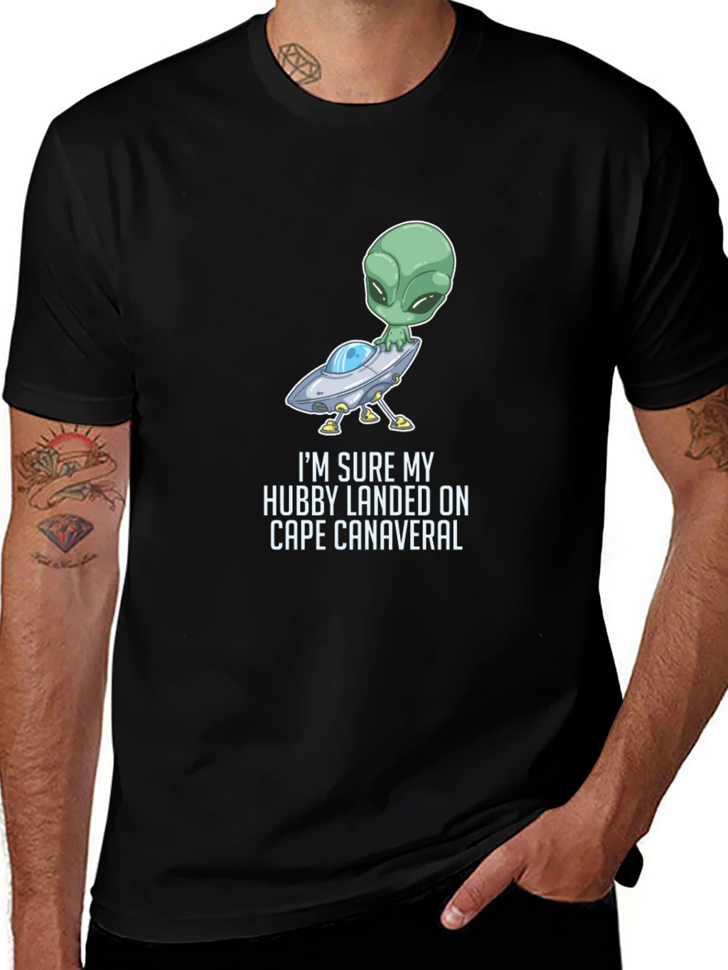 Funny Alien T-Shirt - Cape Canaveral Humor