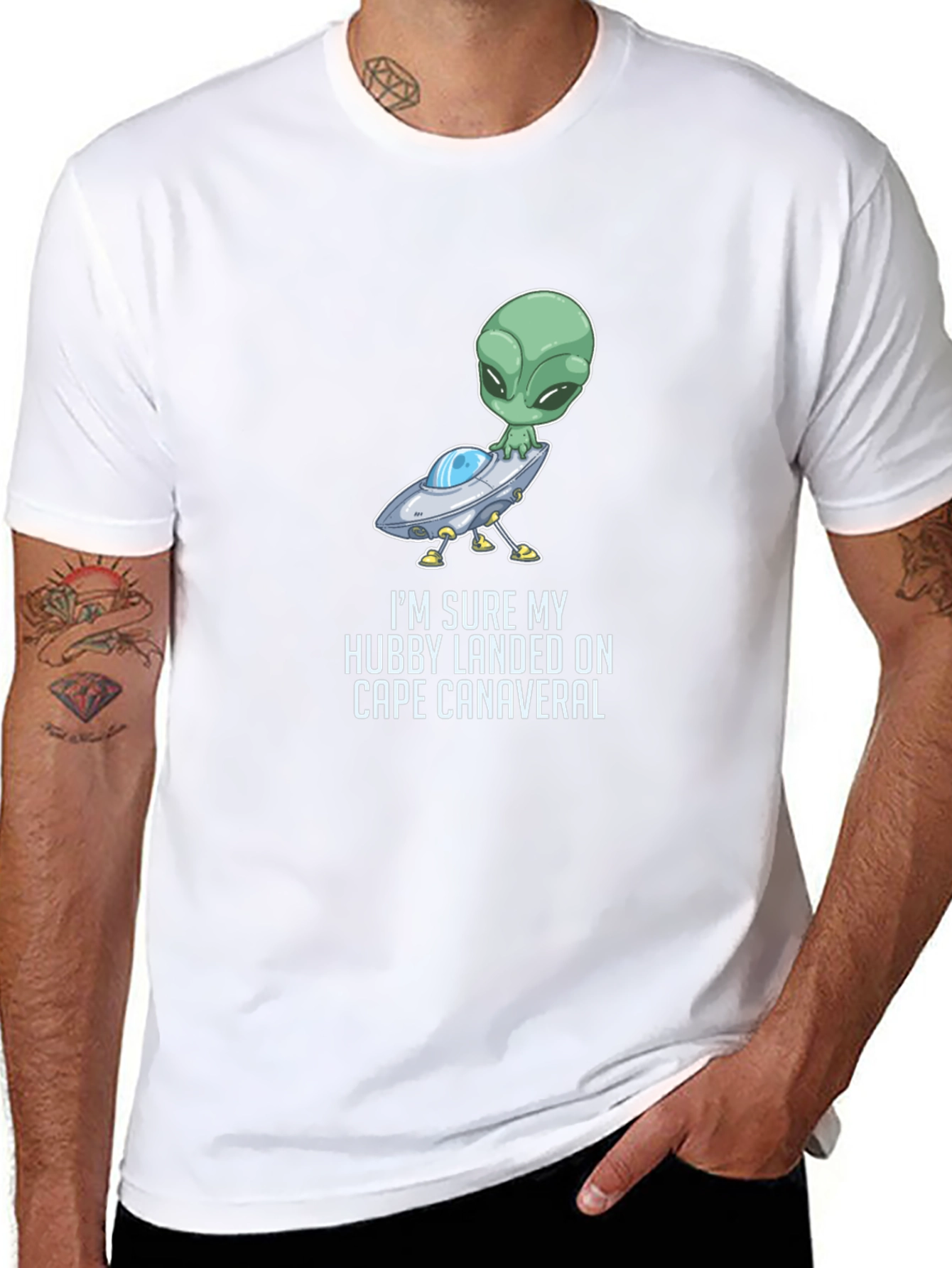 Funny Alien T-Shirt - Cape Canaveral Humor