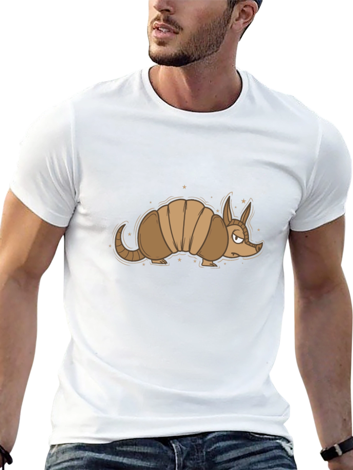Armadillo Graphic Tee - Cool Animal Design