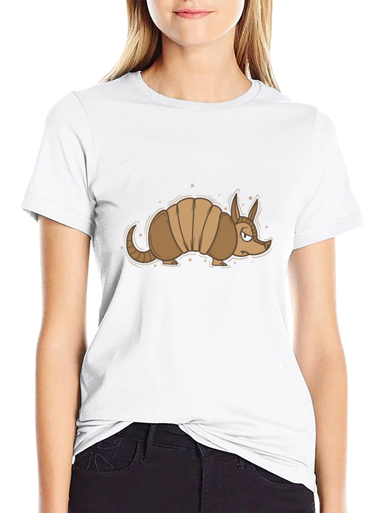 Armadillo Graphic Tee - Cool Animal Design