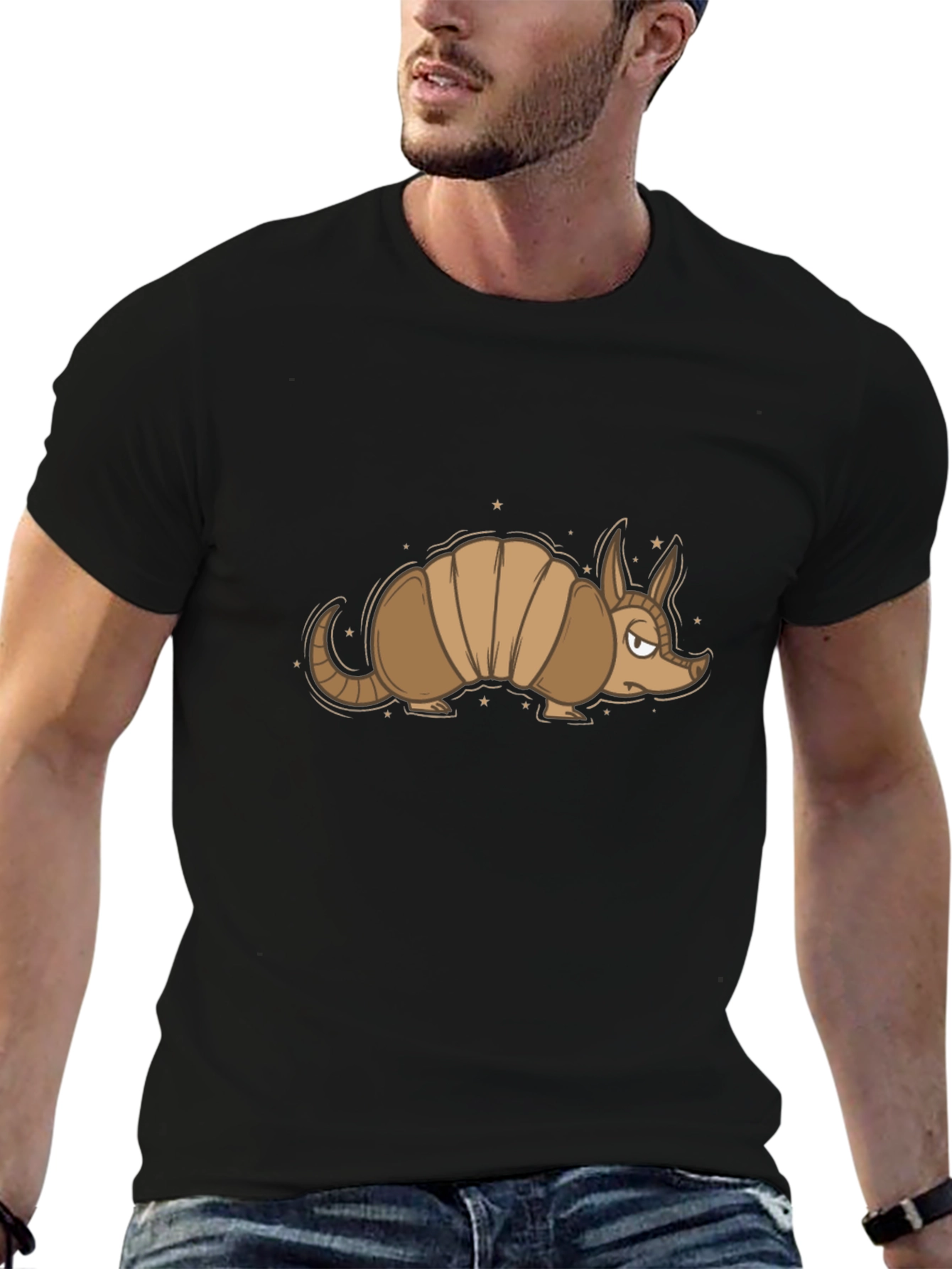 Armadillo Graphic Tee - Cool Animal Design