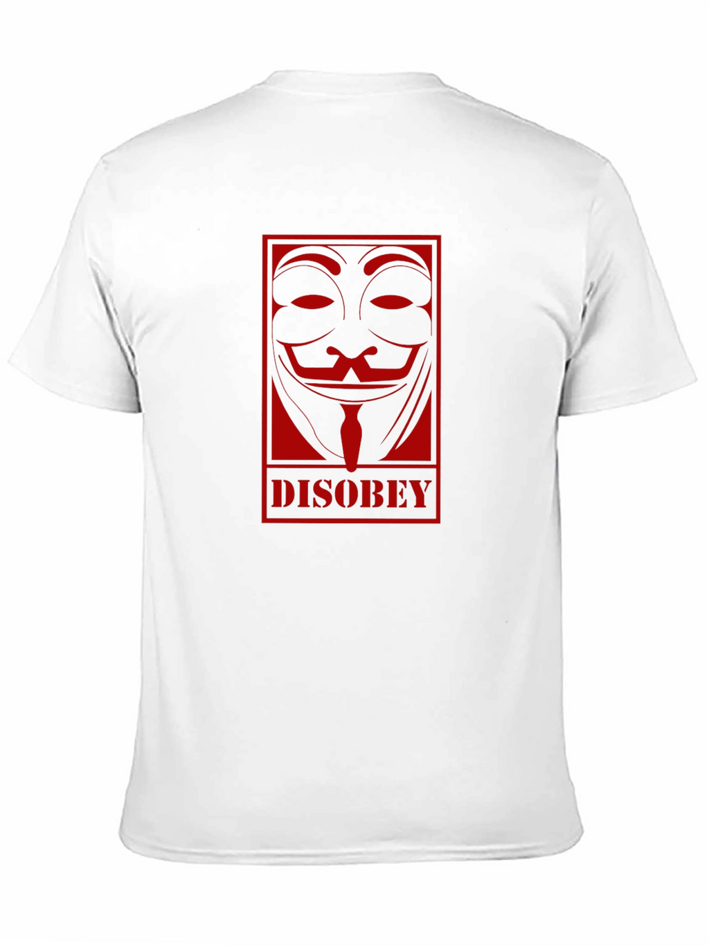 Disobey Mask Graphic Black T-Shirt