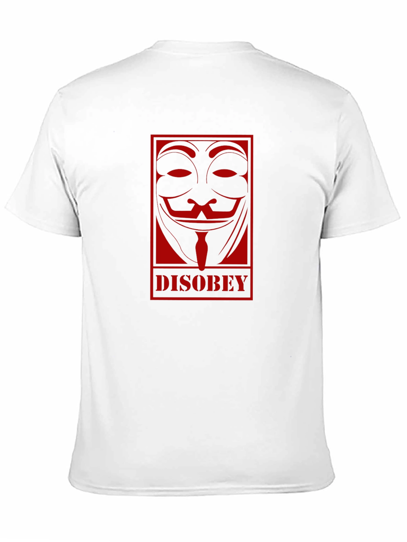 Disobey Mask Graphic Black T-Shirt