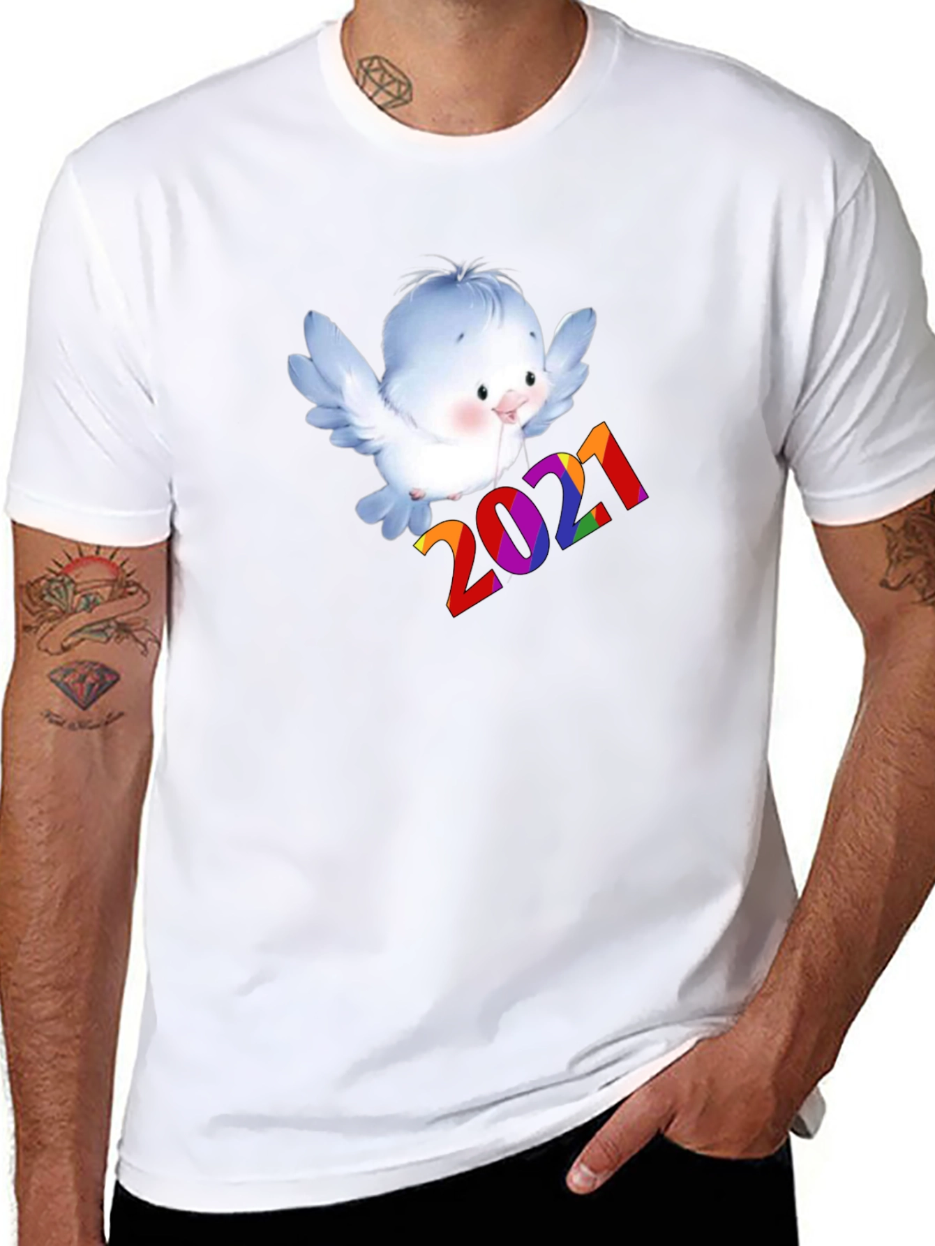 Cute Bird 2021 T-Shirt