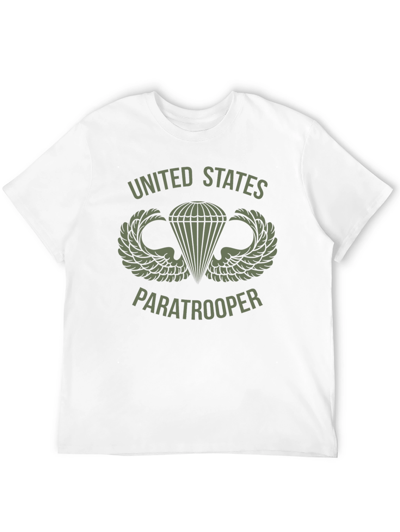 US Army Paratrooper Graphic Tee - Black