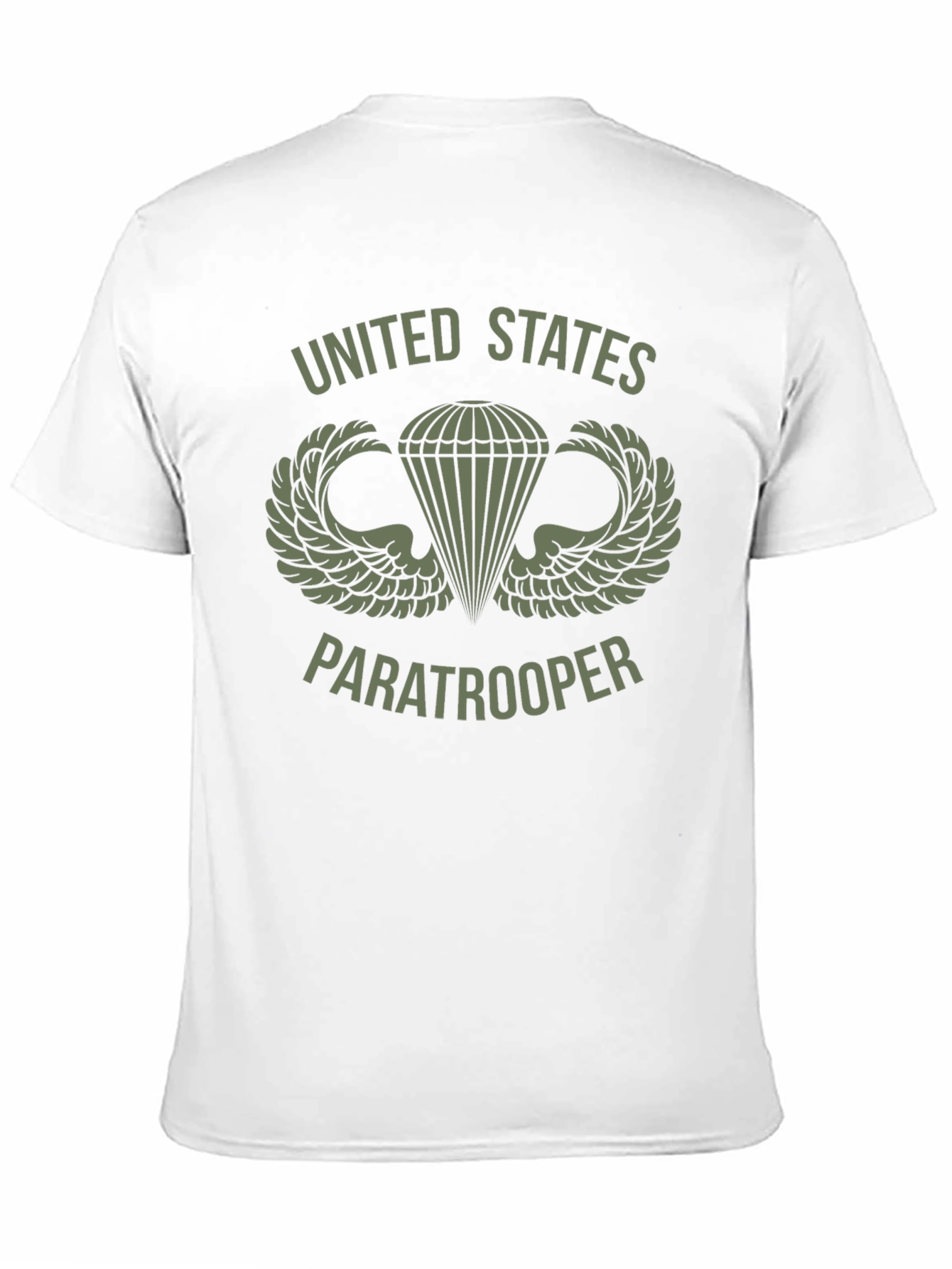 US Army Paratrooper Graphic Tee - Black