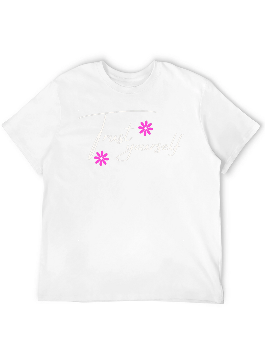 Trust Yourself Graphic Tee - Black Casual T-Shirt