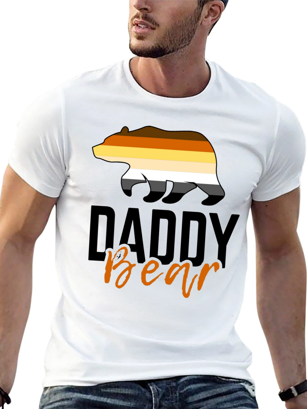 Daddy Bear Pride T-Shirt - Black Tee