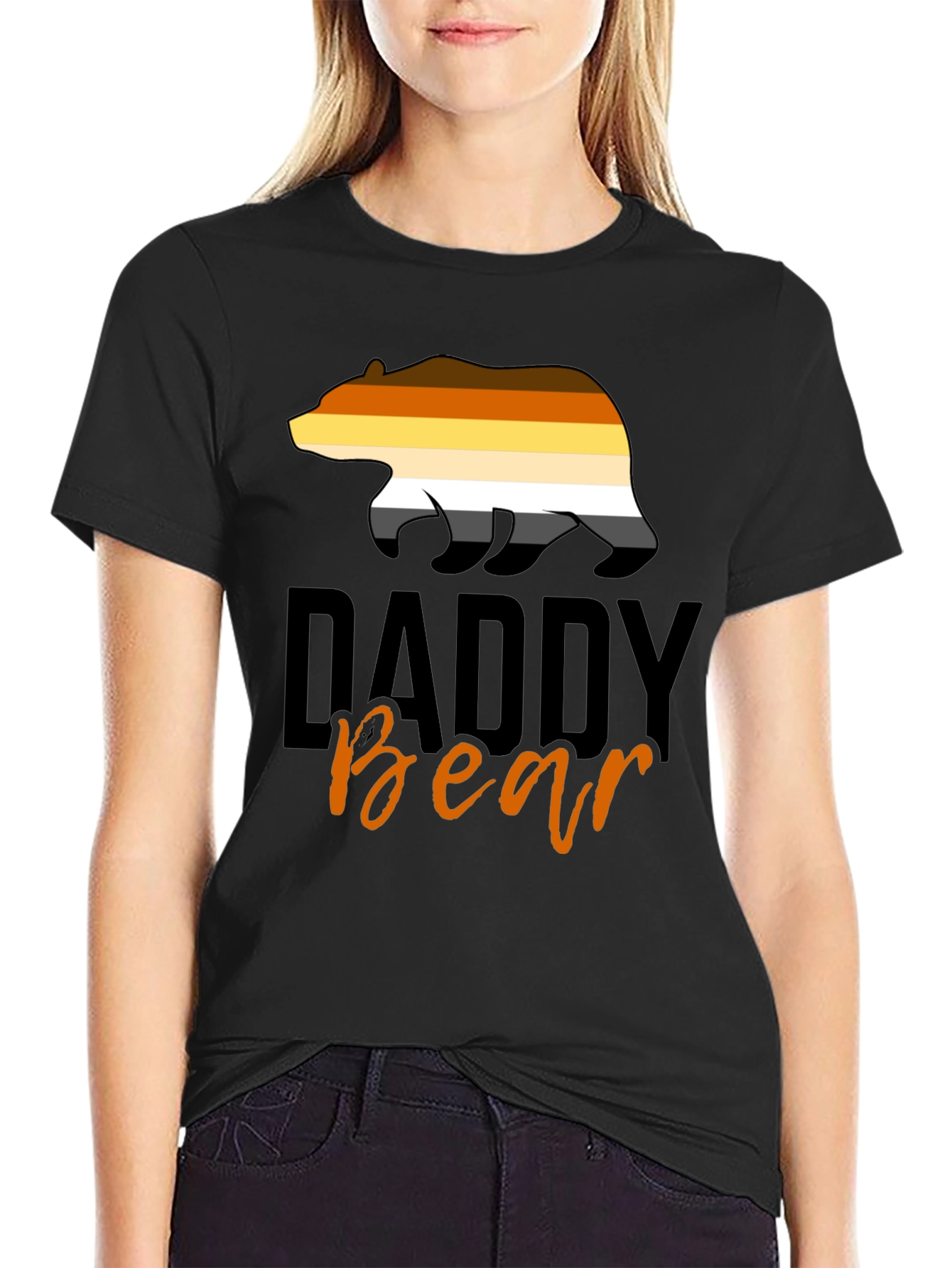 Daddy Bear Pride T-Shirt - Black Tee