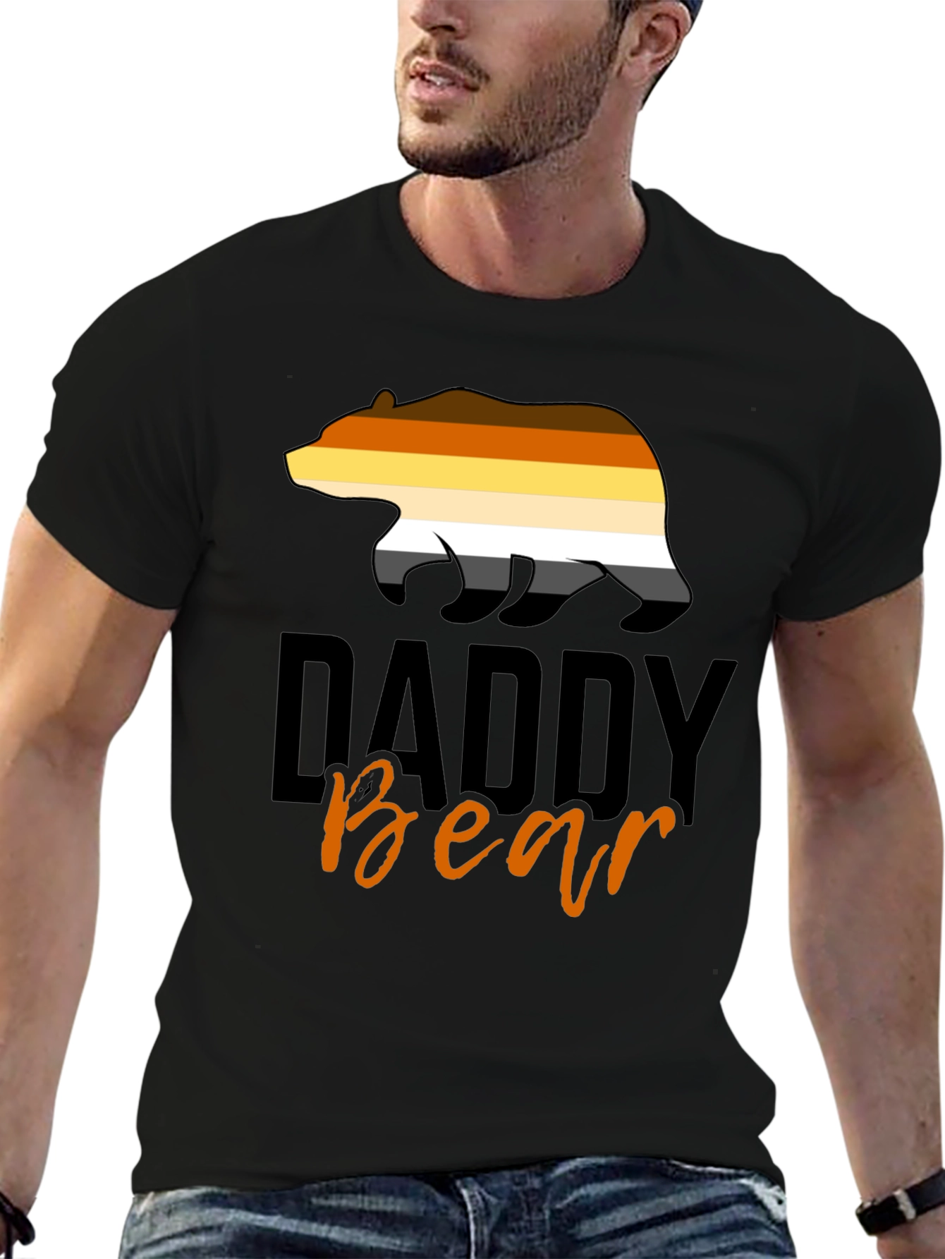 Daddy Bear Pride T-Shirt - Black Tee
