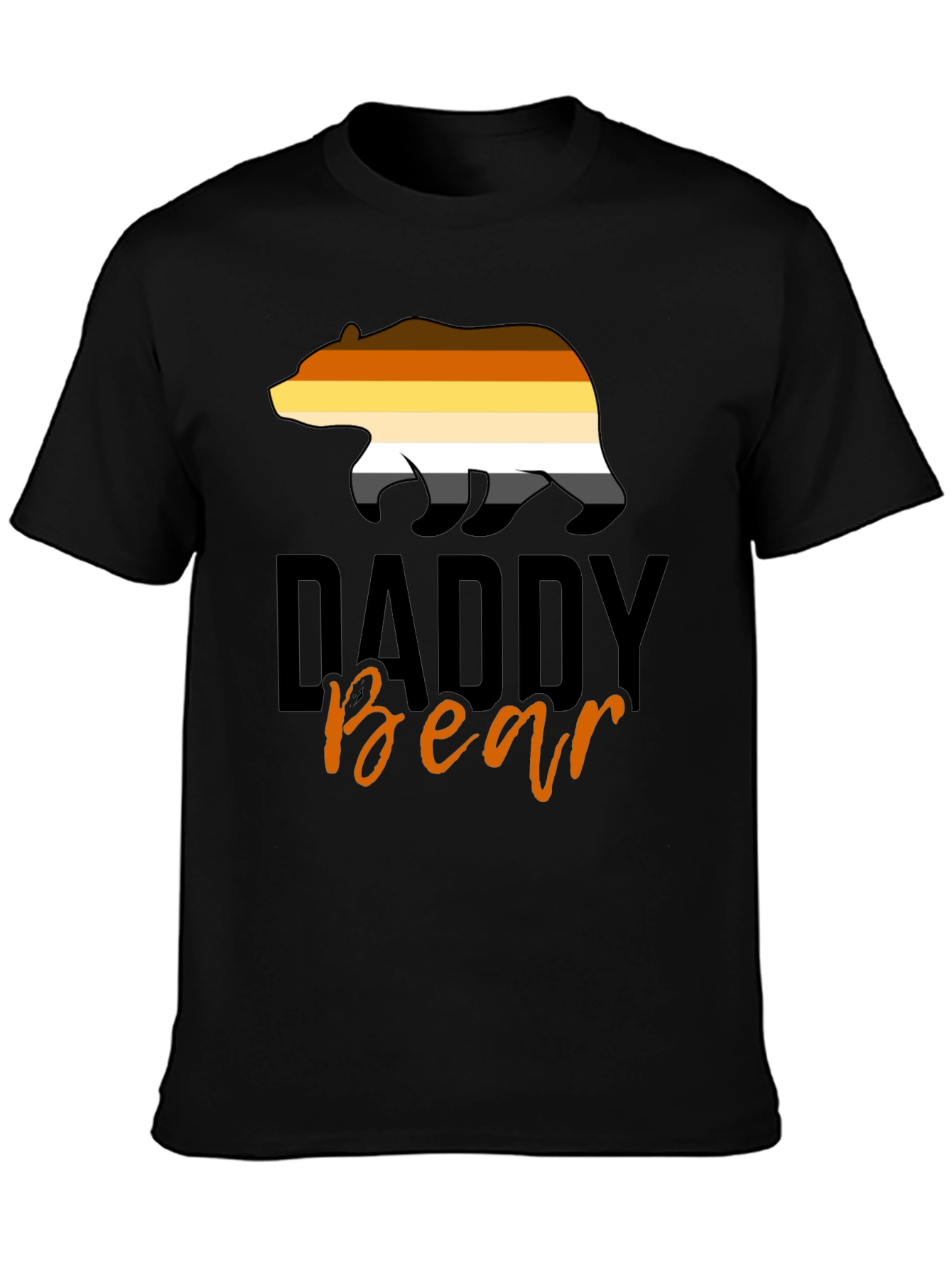 Daddy Bear Pride T-Shirt - Black Tee