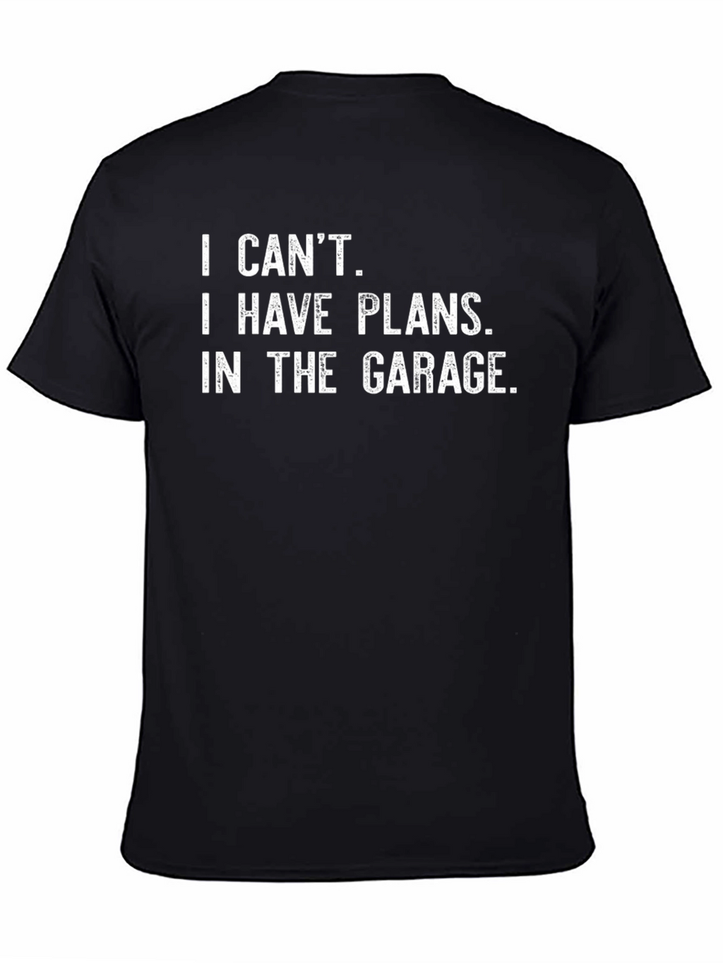 Garage Plans T-Shirt - Mens Black Graphic Tee