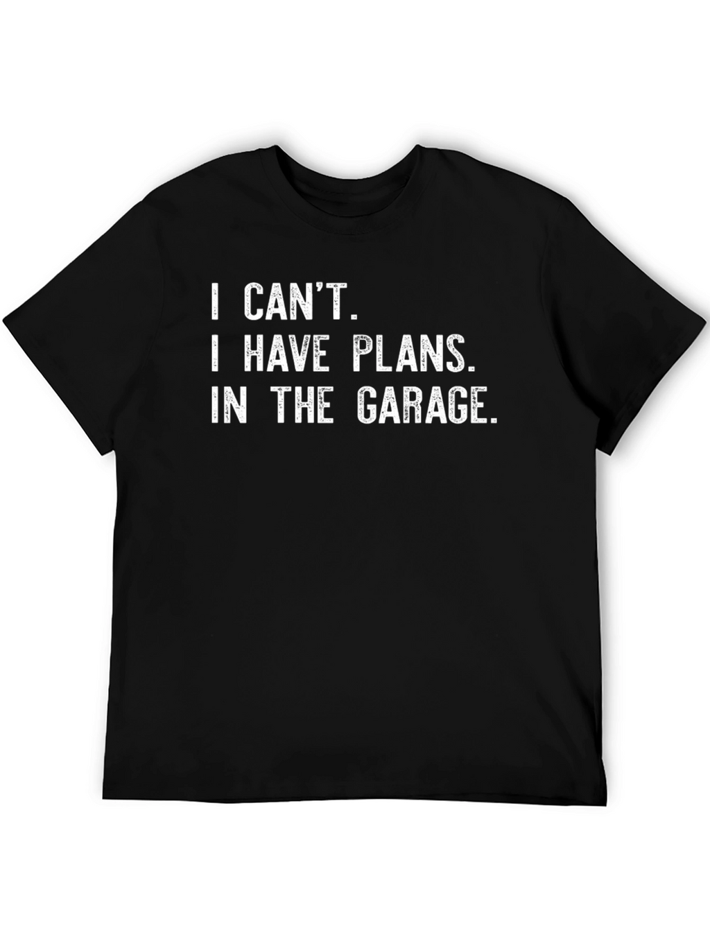 Garage Plans T-Shirt - Mens Black Graphic Tee