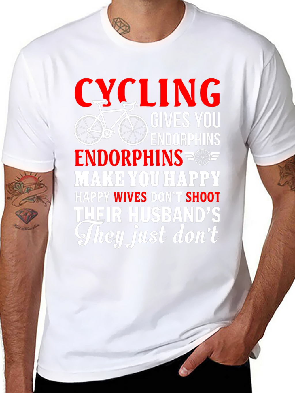 Cycling Endorphins Graphic Tee